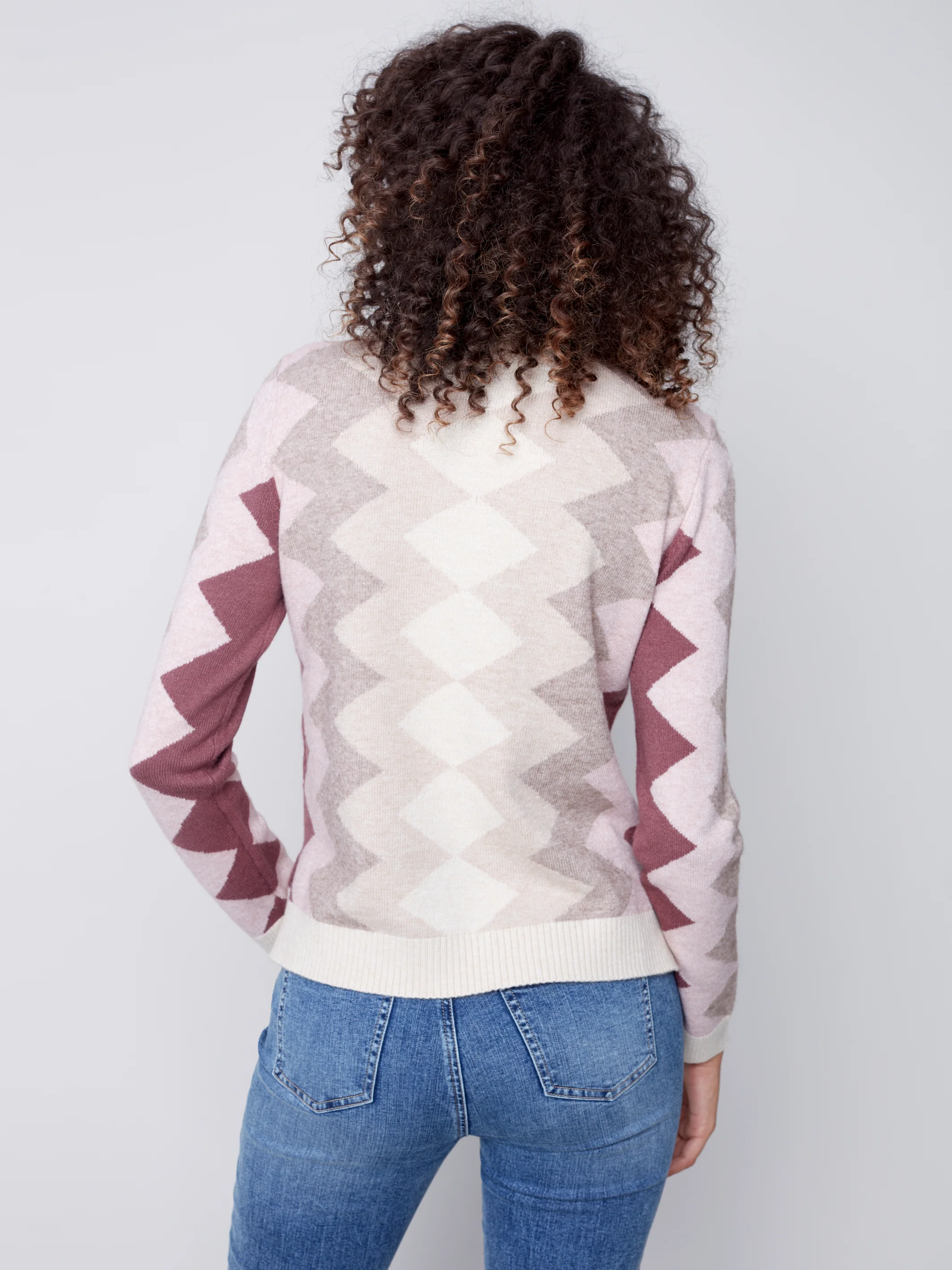 Charlie B -C2520-974A-Sweater- Powder - Image 4
