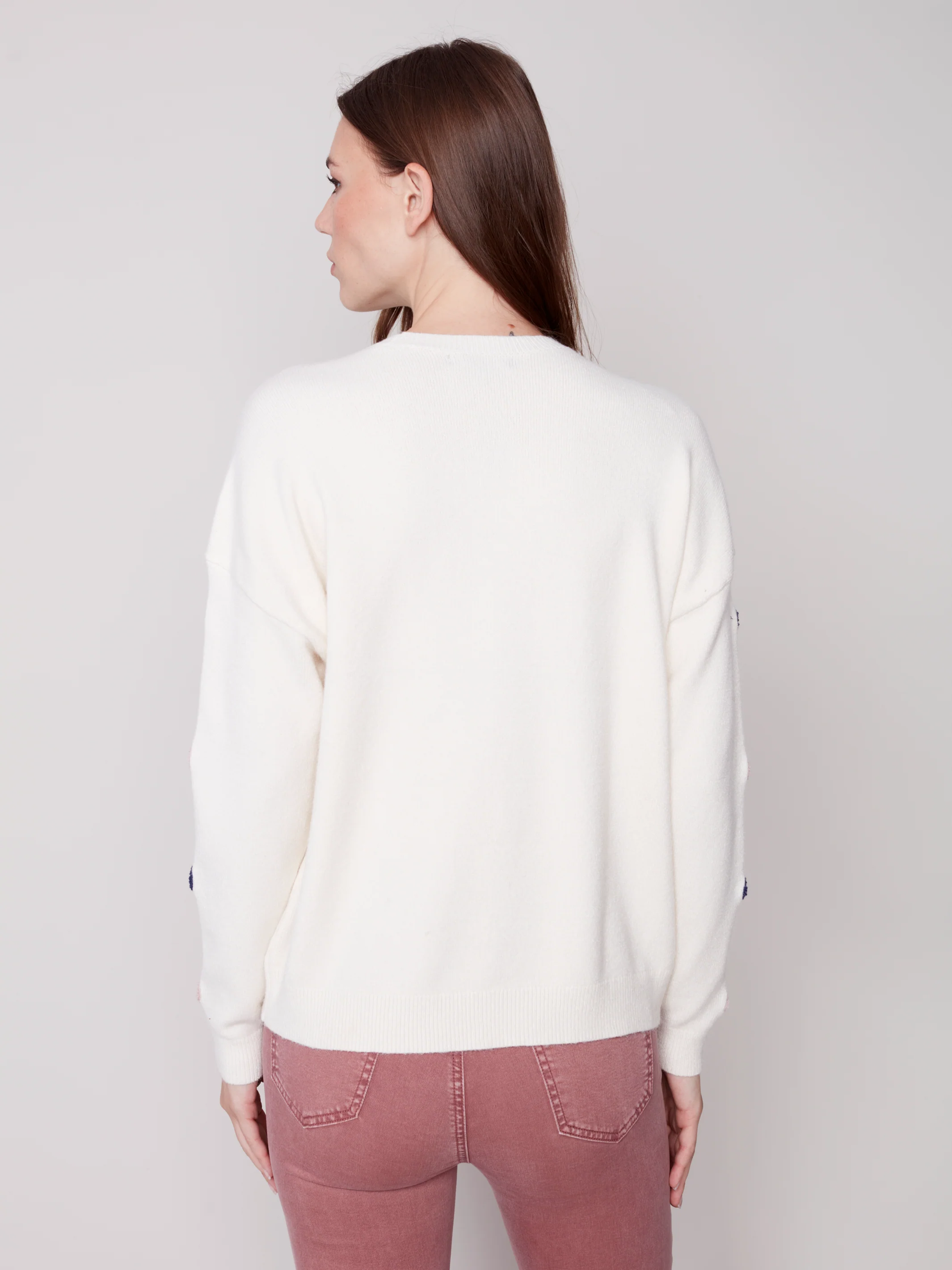Charlie B -C2526D-736A-Pull Over-Ecru - Image 4
