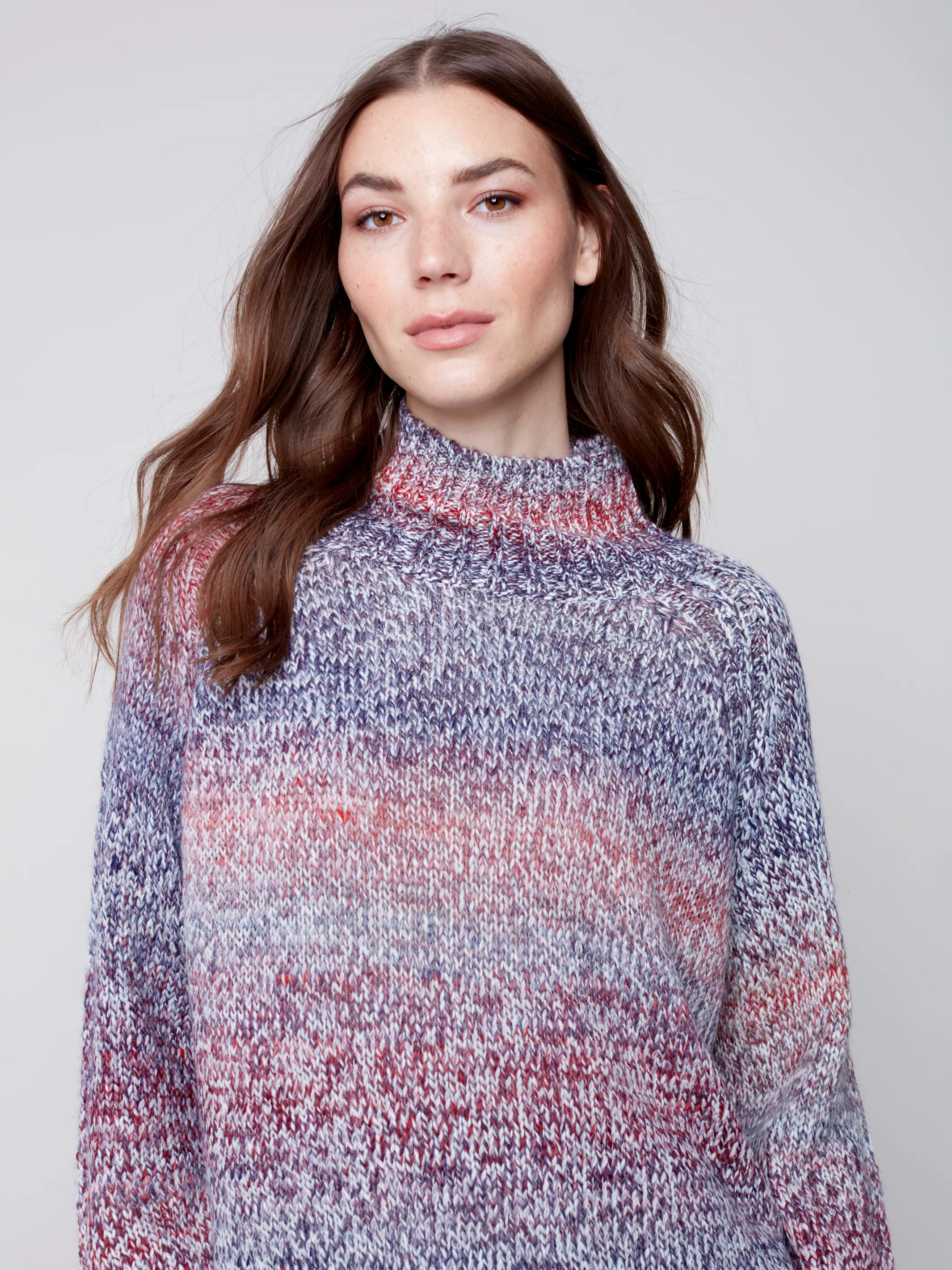 Charlie B -C2552-643B-Yarn Sweater-Multicolor - Image 2