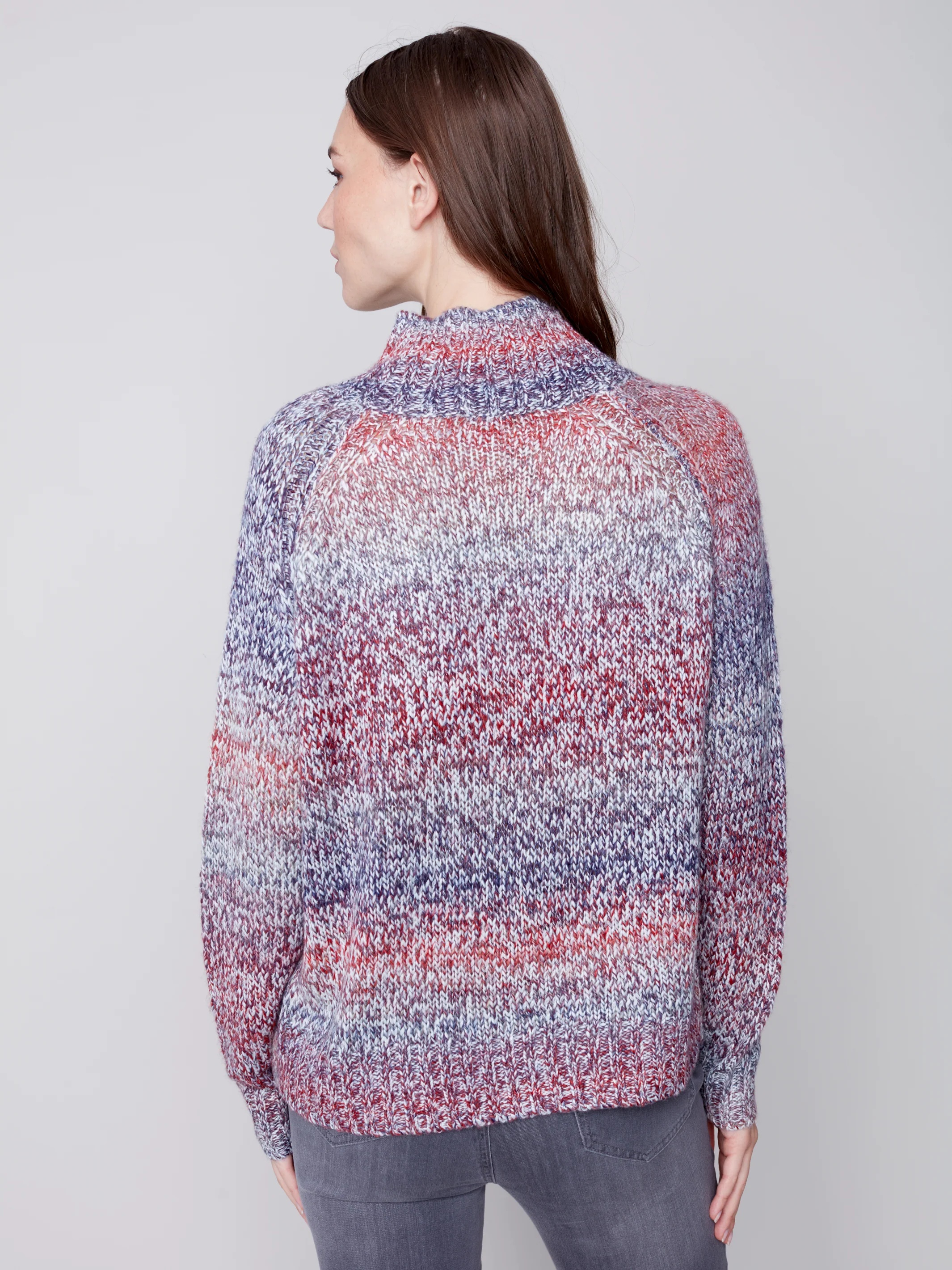 Charlie B -C2552-643B-Yarn Sweater-Multicolor - Image 5