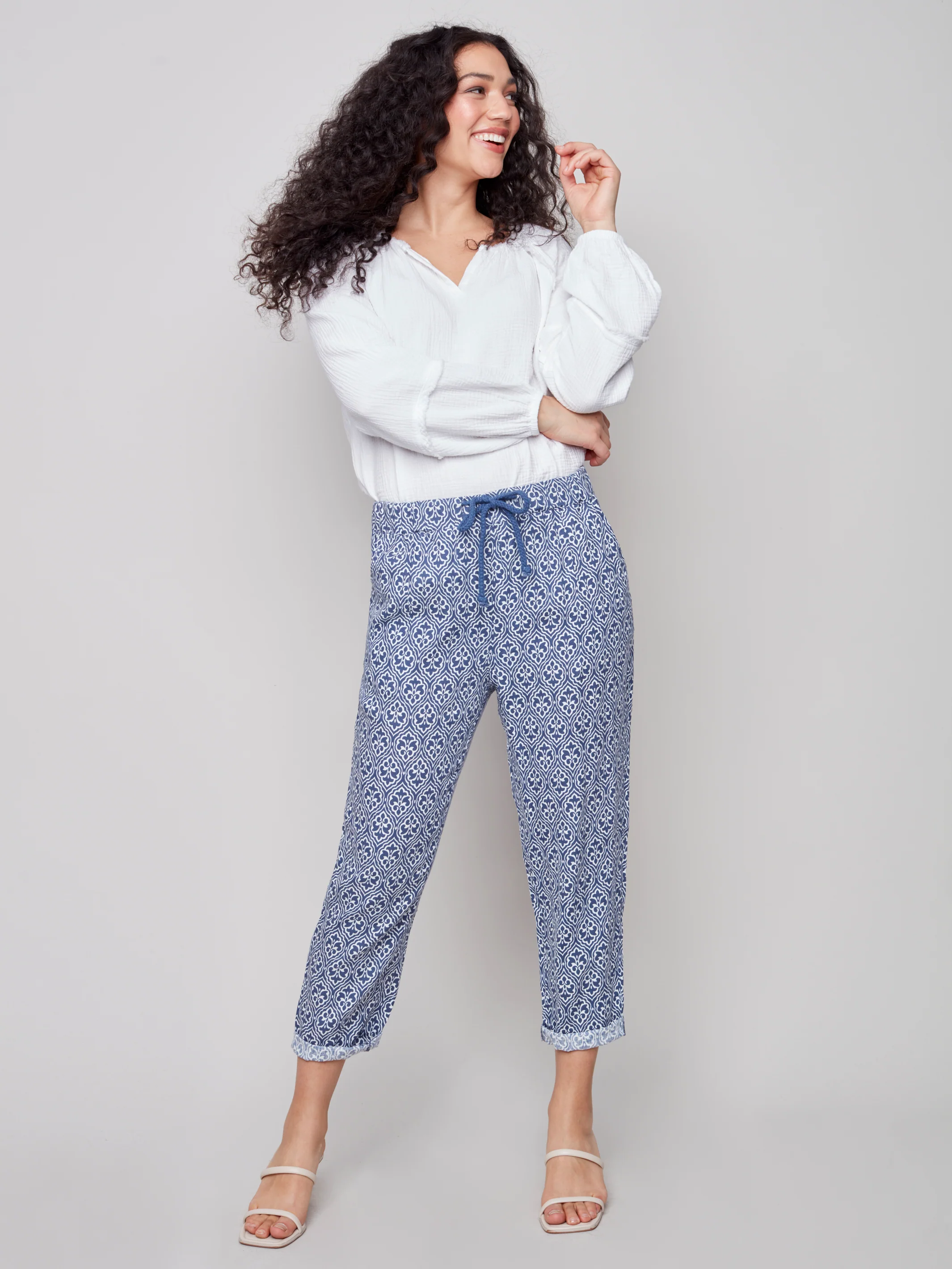Charlie B -C5382-032B-Pant-Ocean - Image 2