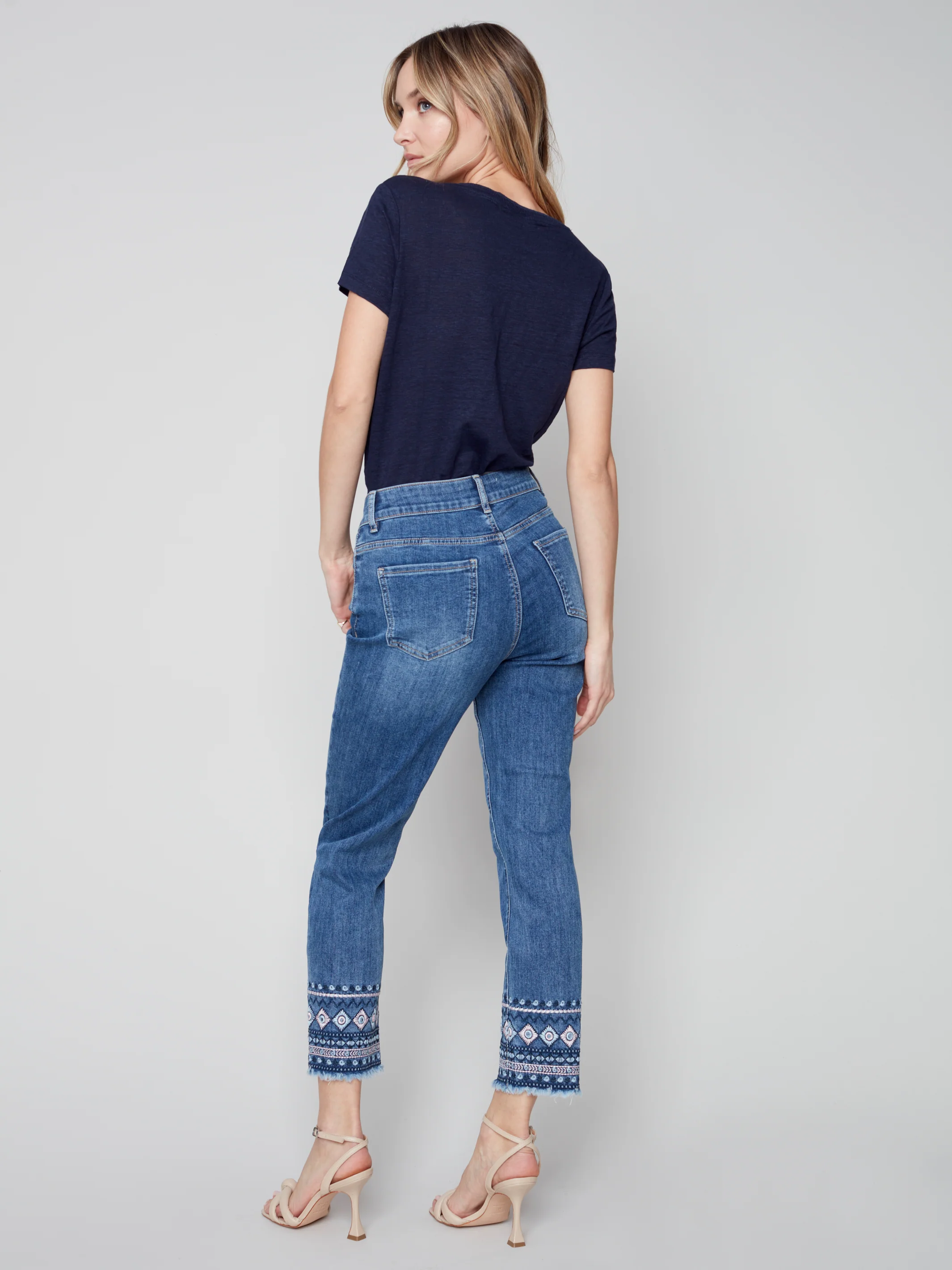 Charlie B -O5345-431A-Pant-Medium Blue - Image 4