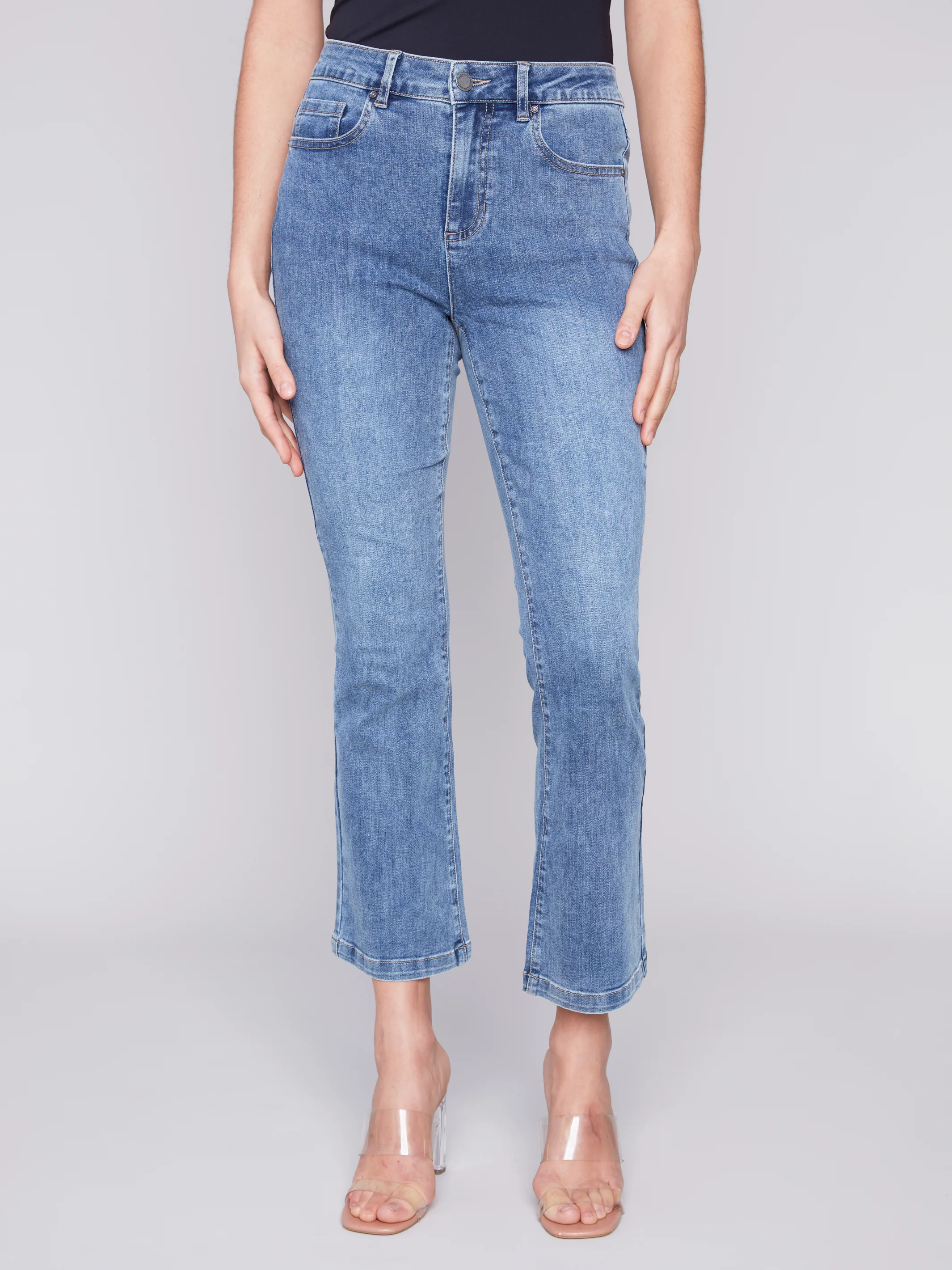 Charlie B -C5443S-431A-Jeans-Medium Blue - Image 2