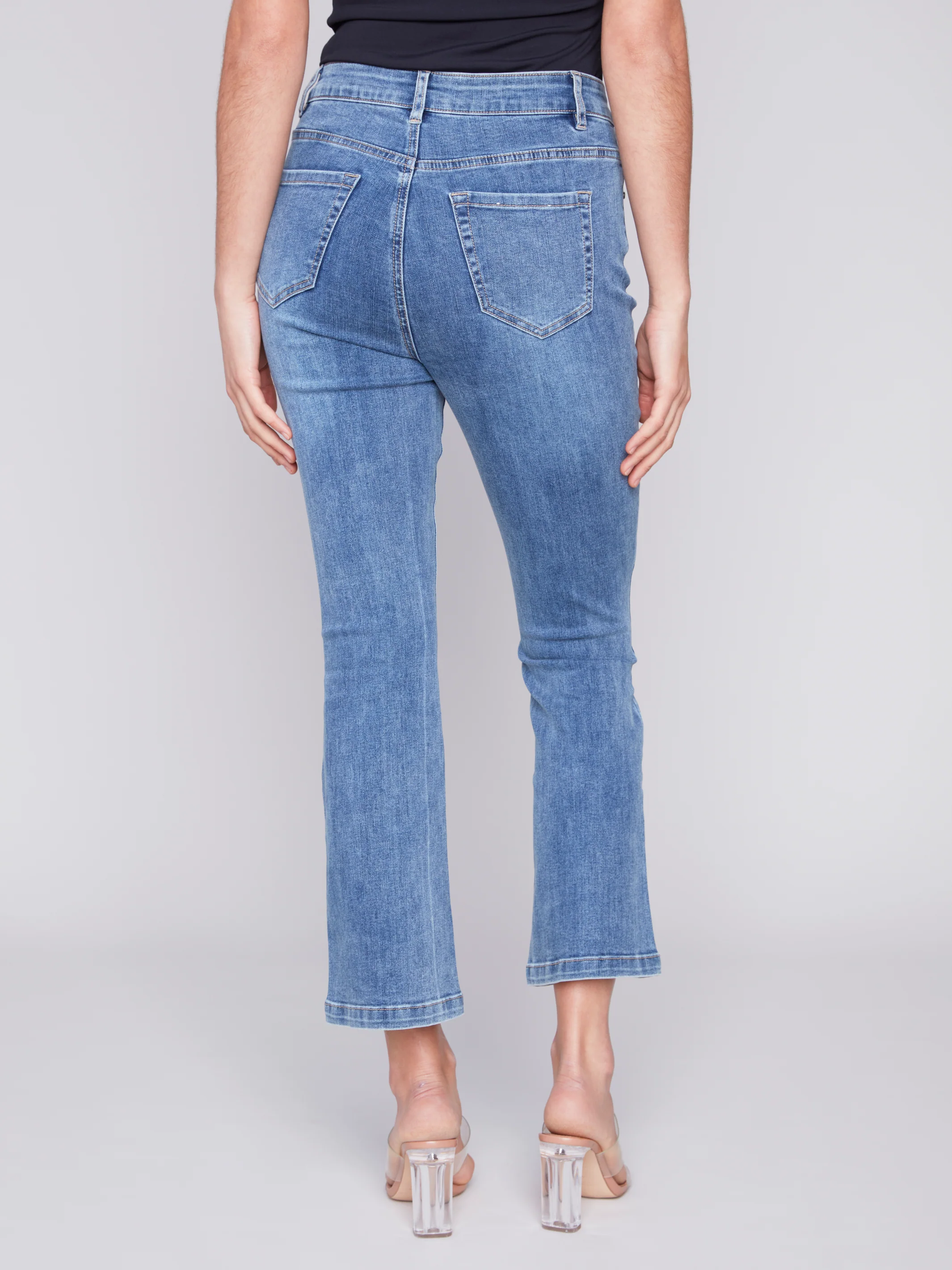 Charlie B -C5443S-431A-Jeans-Medium Blue - Image 3