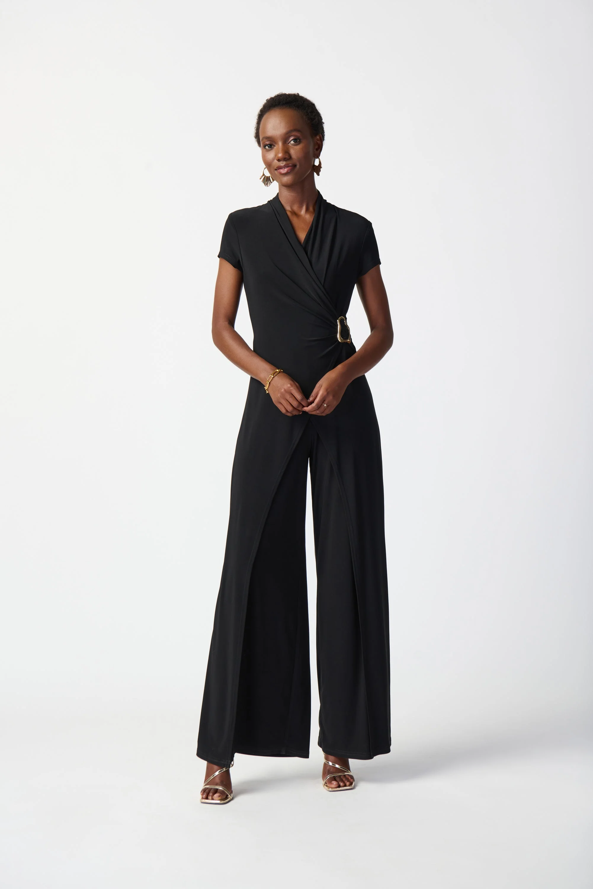 Joseph Ribkoff -241139-Jumpsuit-French Blue - Image 3