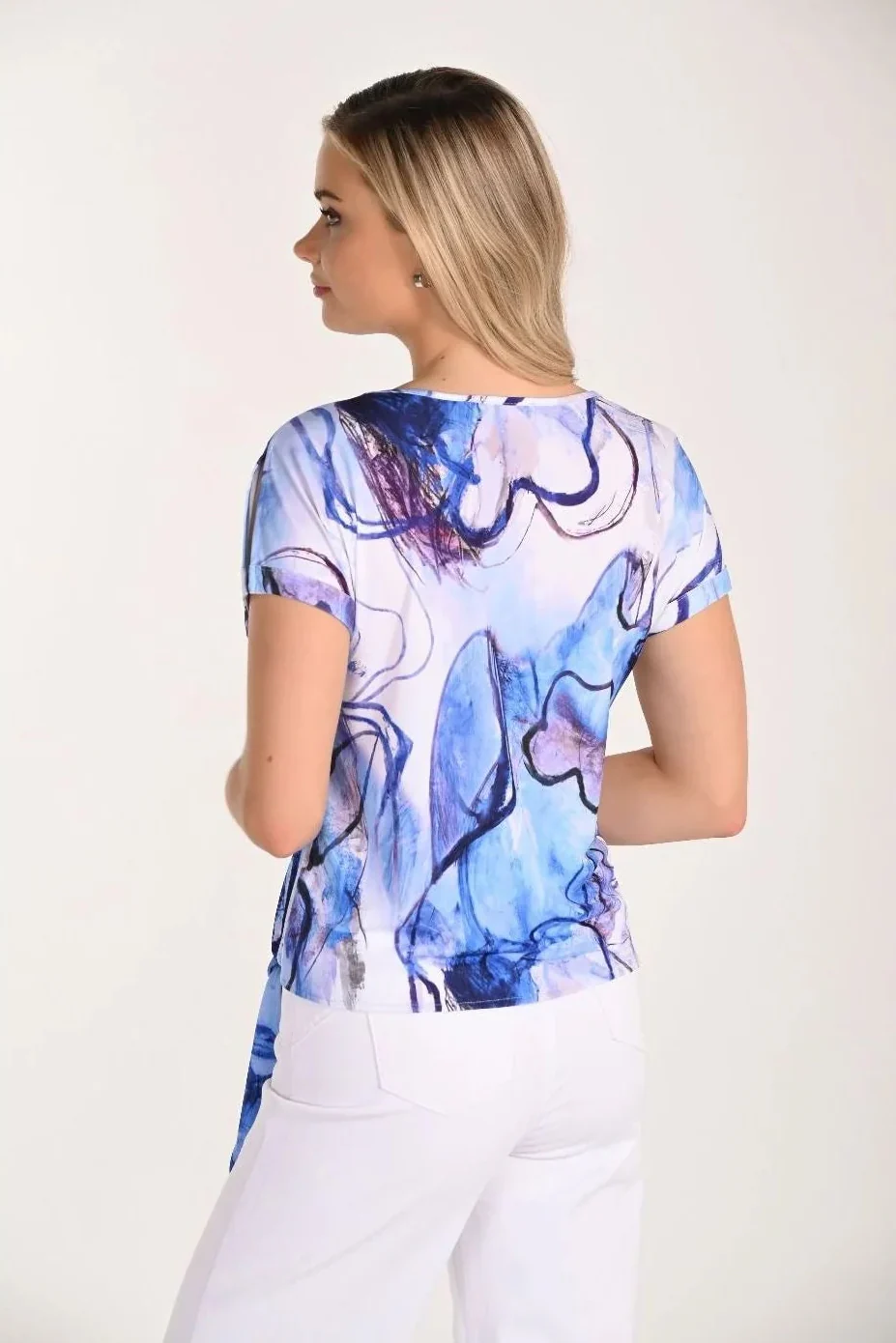 Frank Lyman-266244-Knit Top-Peri/Blue - Image 2