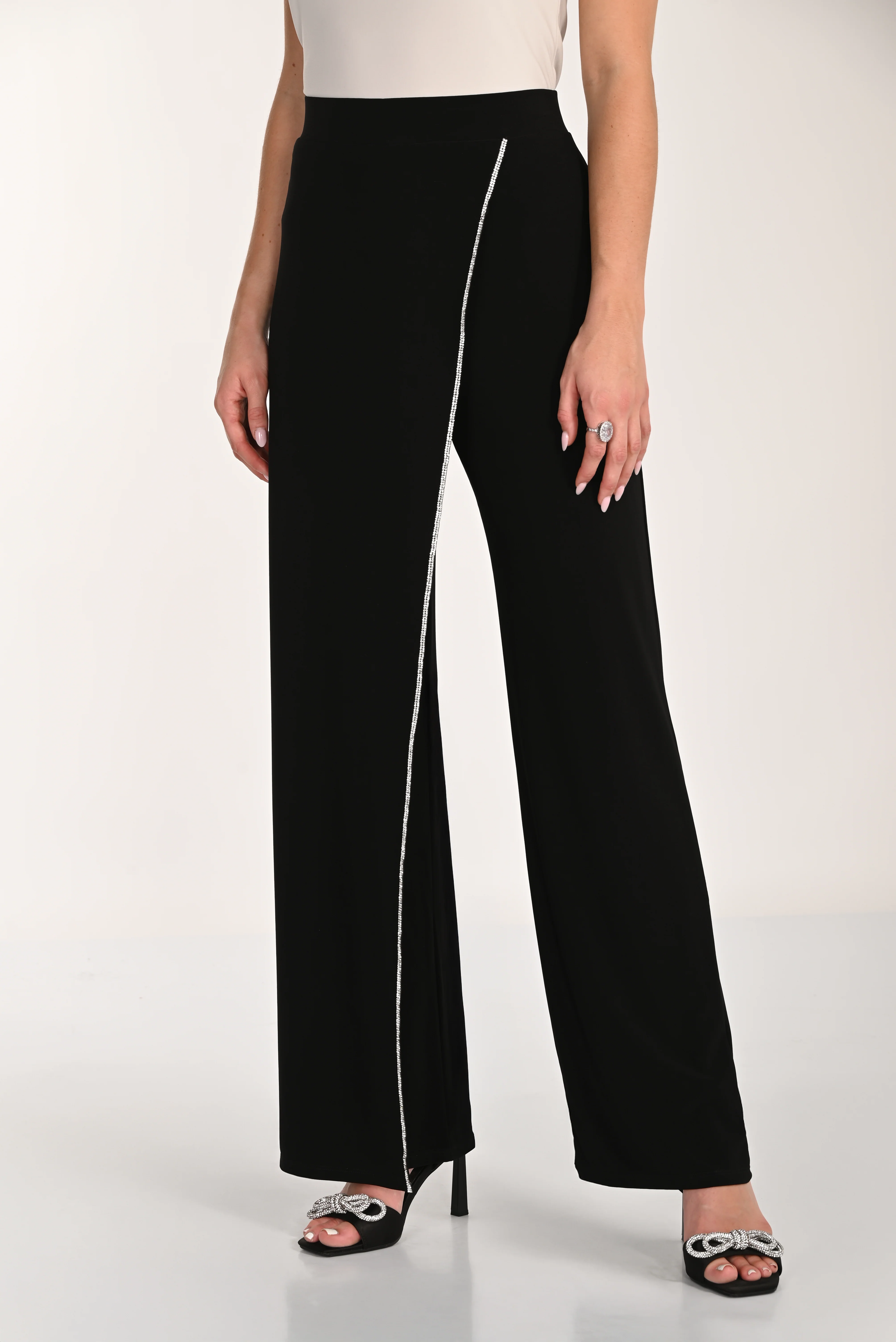 Frank Lyman-268001-Knit Pant-Black - Image 3