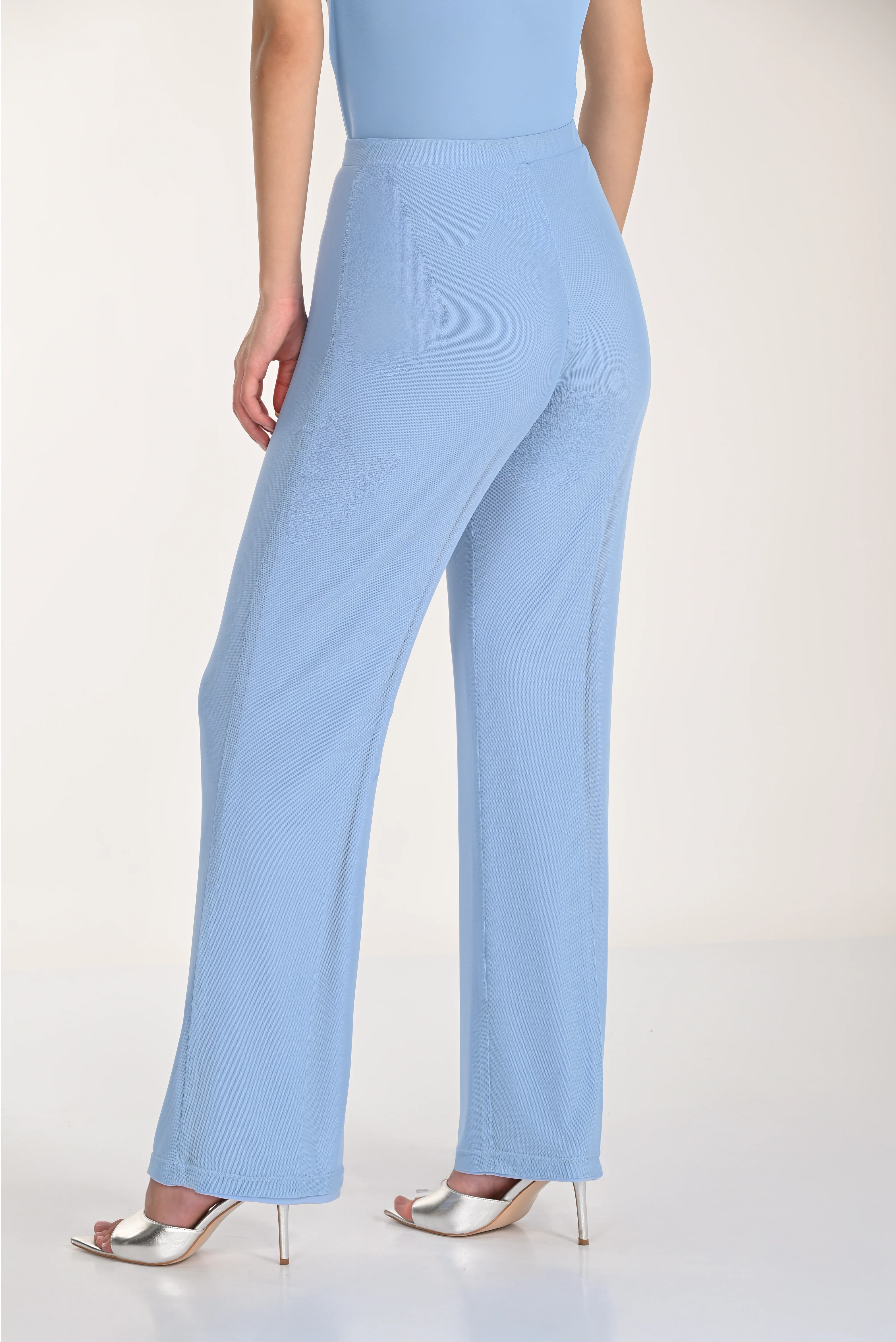 Frank Lyman-268255-Knit Pant-Sky Blue - Image 2
