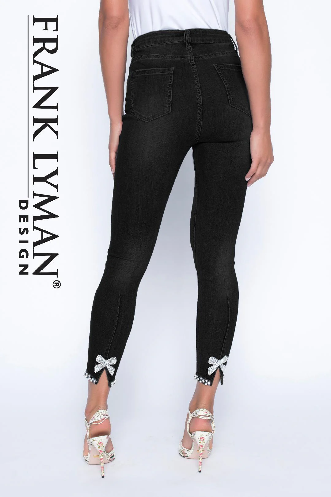 Frank Lyman  Black Denim - w/Bow - 191116 - Image 2