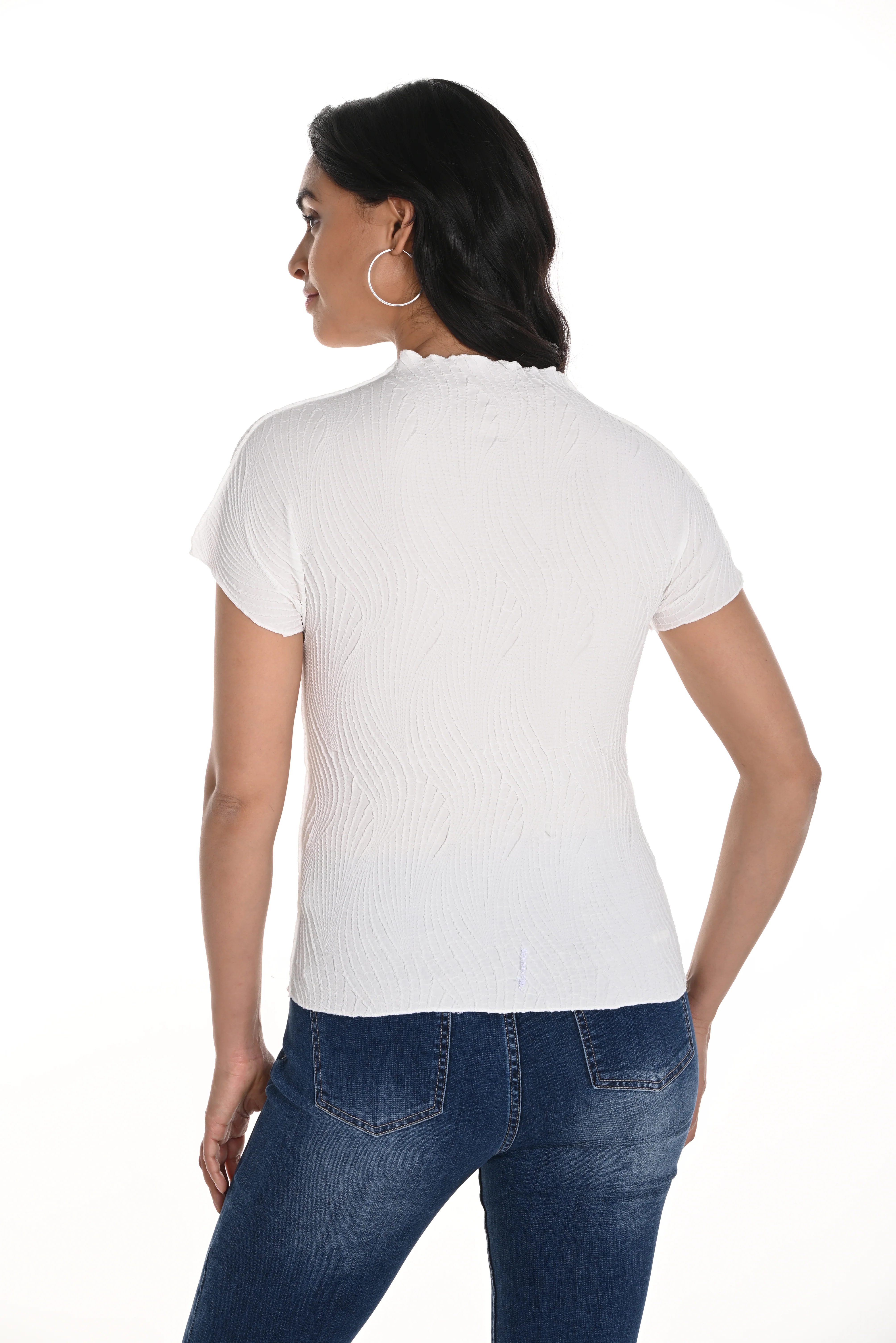 Frank Lyman -256806U-800-Woven Top-Pink - Image 2