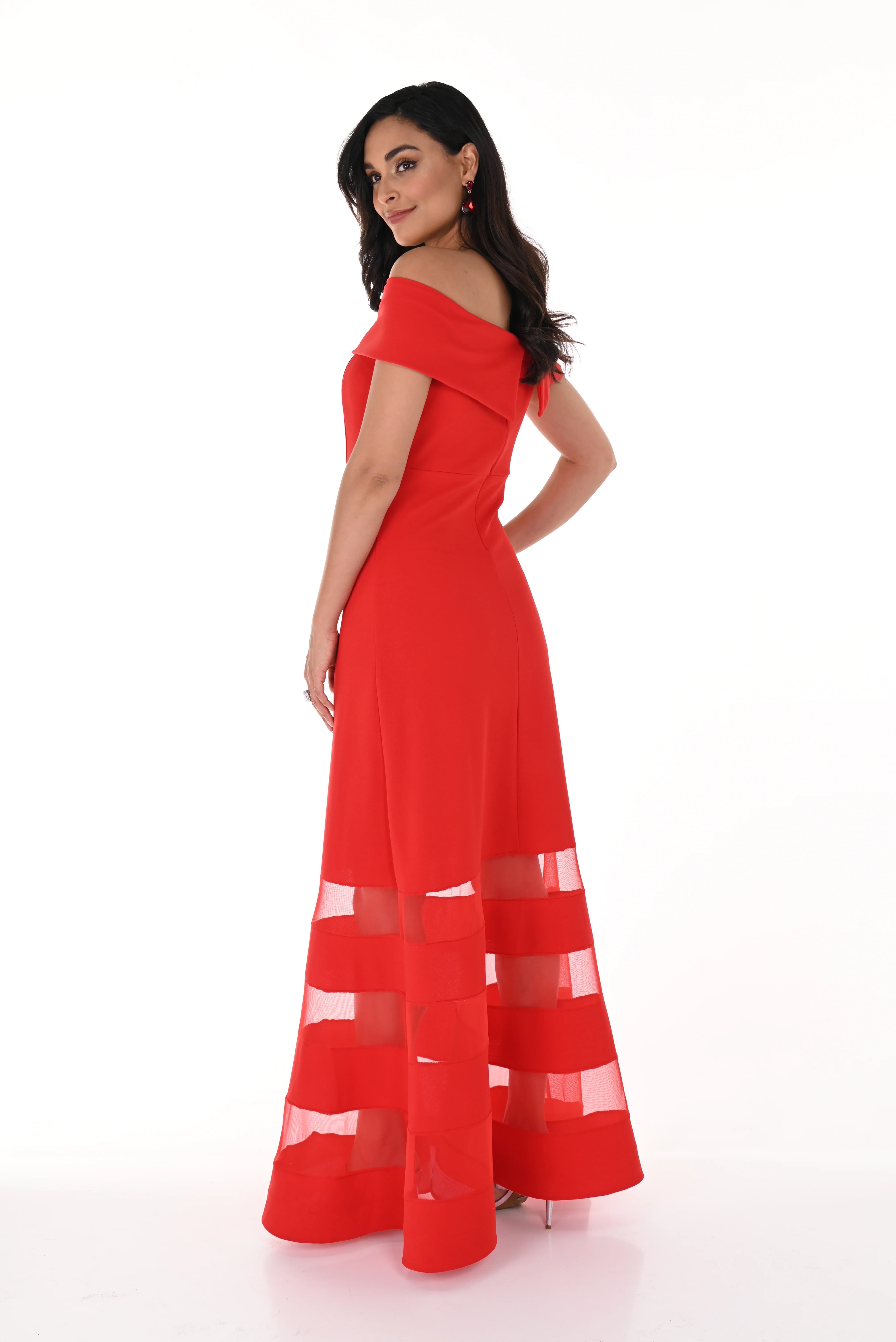 Frank Lyman - 248126 -Knit Dress-Valentine Red - Image 2