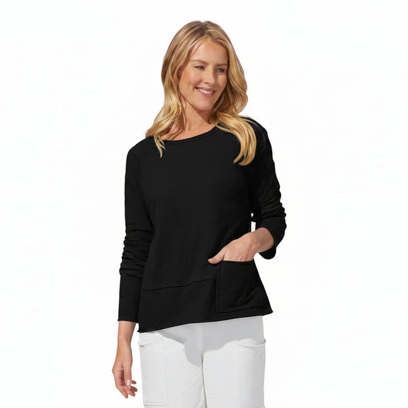 Habitat Escape-E10020S6-Pocket Pullover-Black
