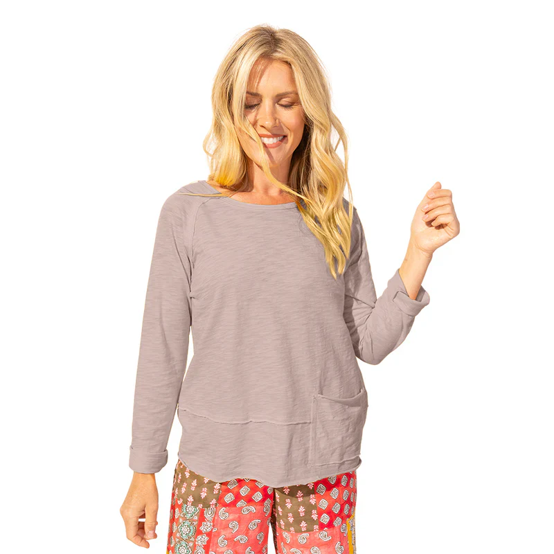 Habitat Escape-E10020S6-Pocket Pullover-Poppy