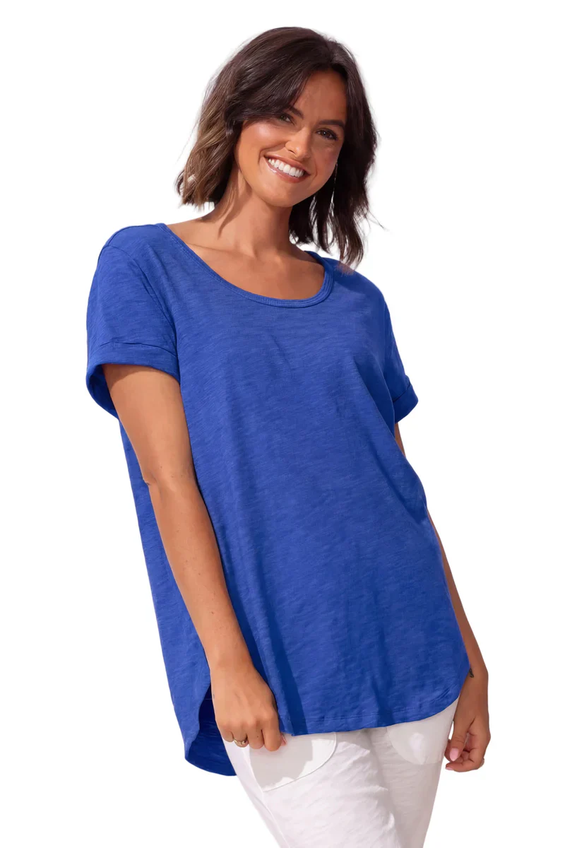 Habitat Escape-E10034-Cuff Sleeve Tee-Resort