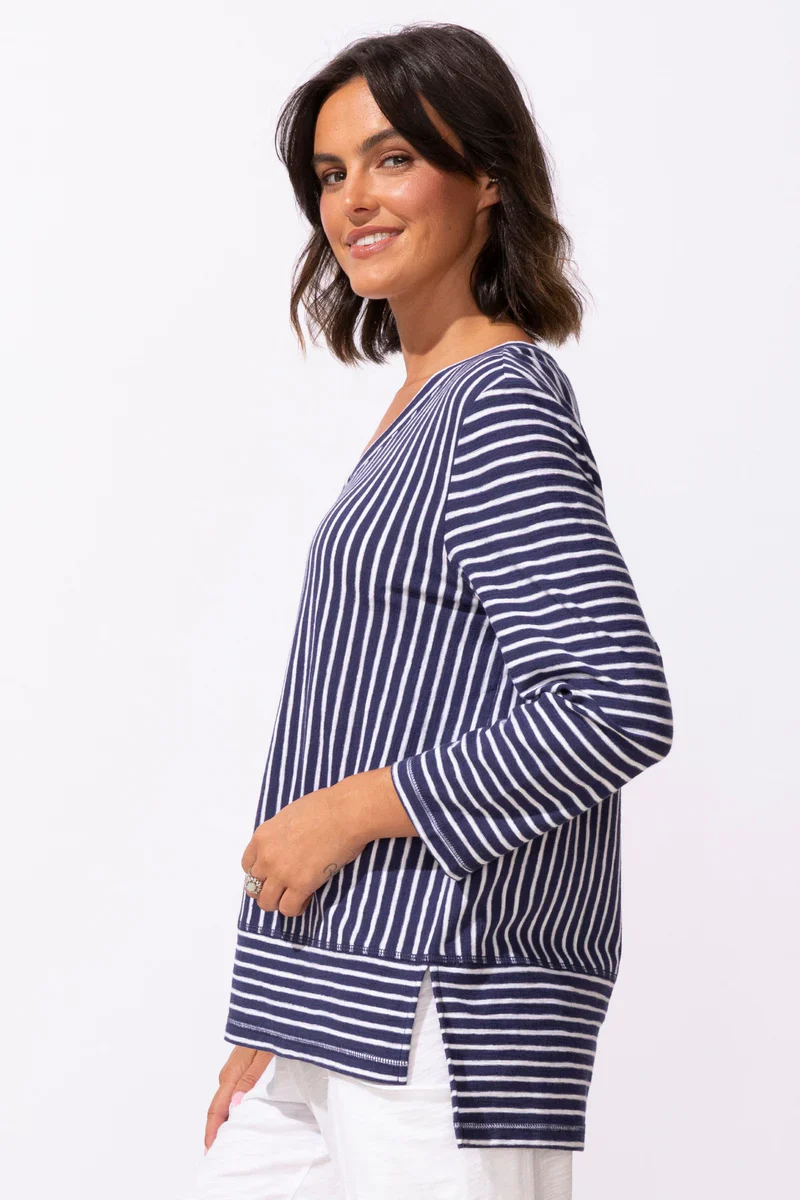 Habitat Escape-E23542-Easy V Tee-Navy - Image 3