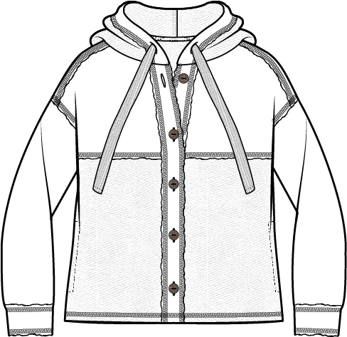 Habitat Escape-E26838-Cruising Hoodie-White