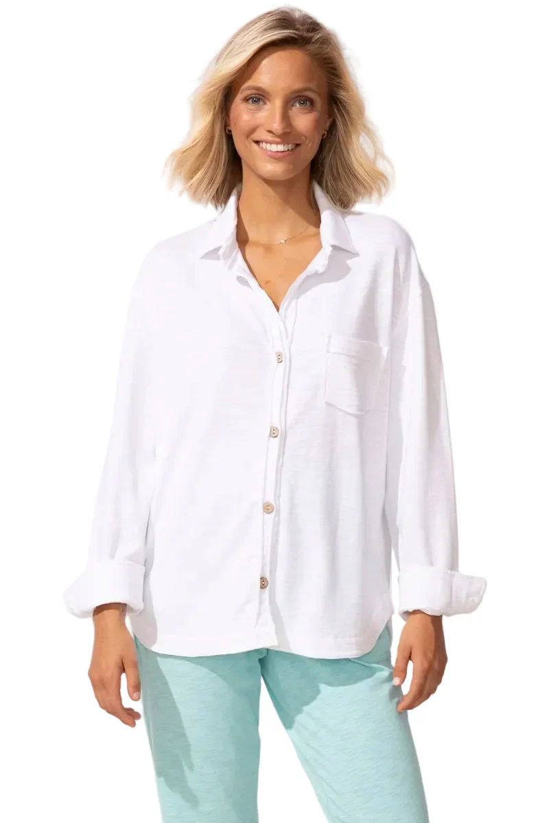 Habitat Escape-E26895-Anywhere Shacket-White - Image 2