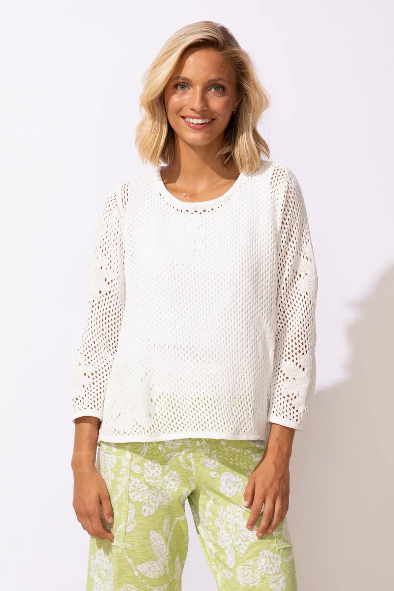 Habitat Escape-E65175-Easy Pullover-White - Image 3
