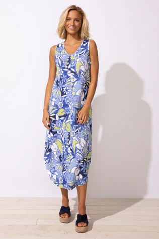 Habitat Escape-E83406-Sleeveless Seamed Dress-Resort - Image 2