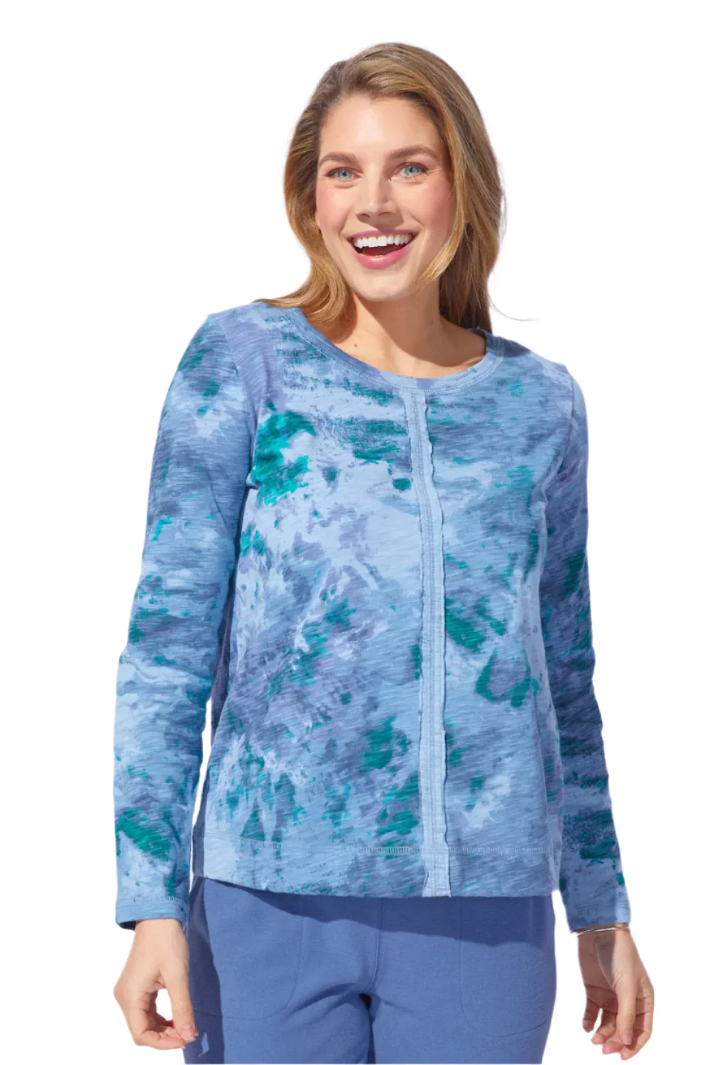 Habitat Escape -E21430-Stay Centered Tee-Indigo