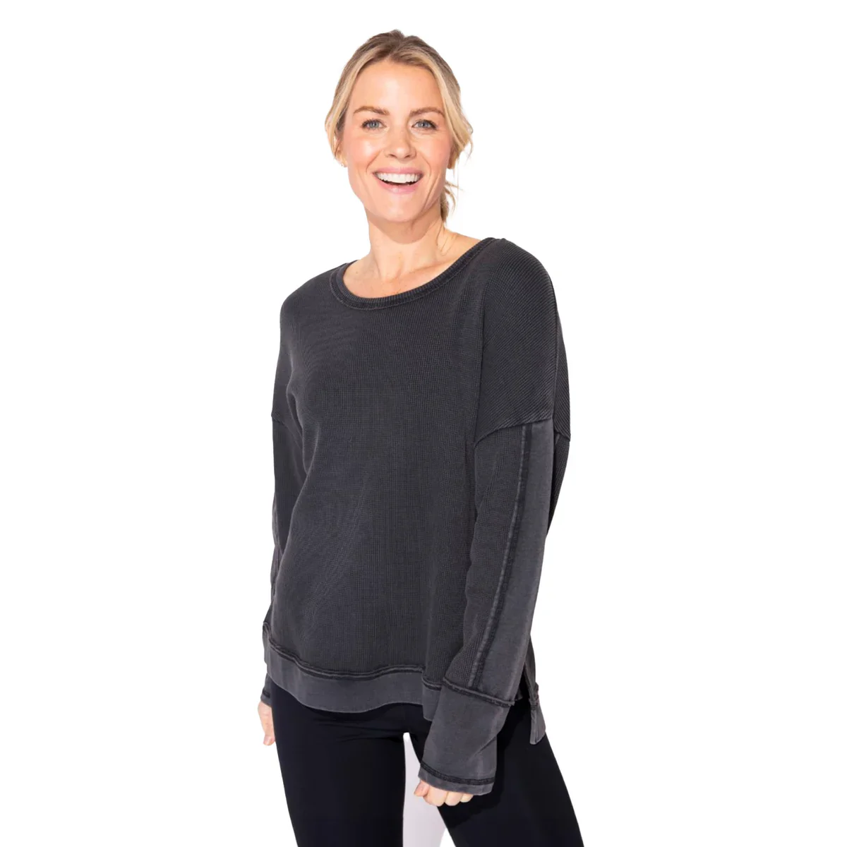 Habitat Escape -E26533F5-Boxy Crew Neck-Emerald