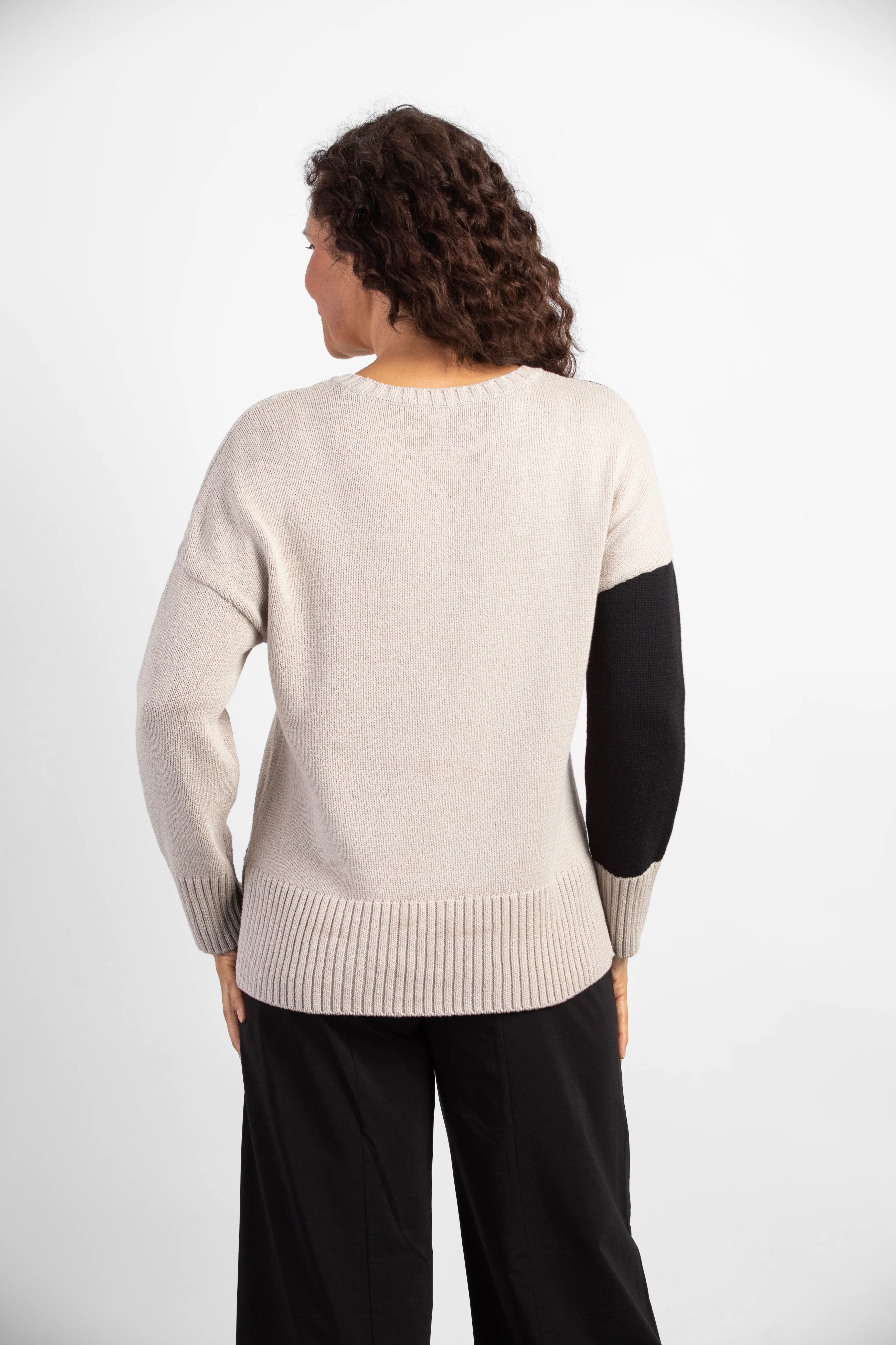 Habitat -H81215-Piano Key Pullover-Putty - Image 2