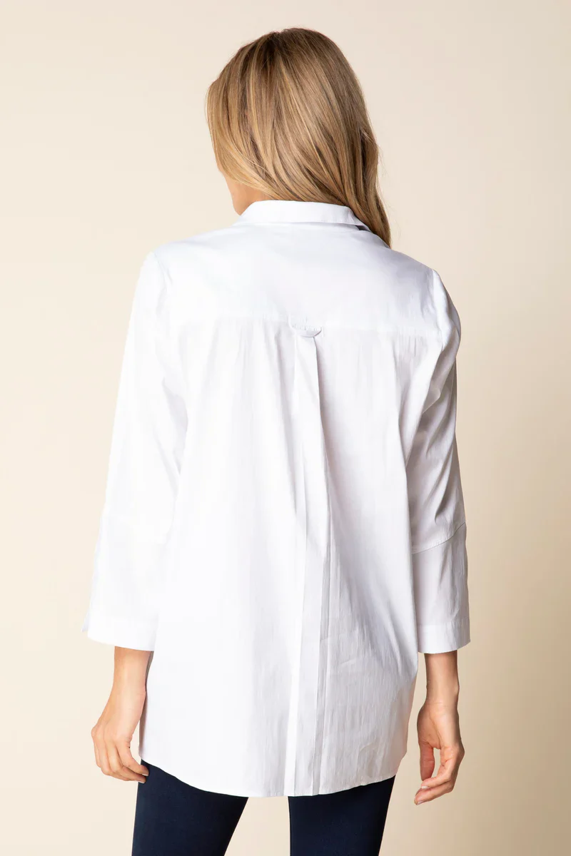 Habitat-H15021-Side Button Tunic-White - Image 3