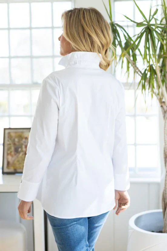 Habitat-H15060S6-Sculpted Collar Shirt-White - Image 4