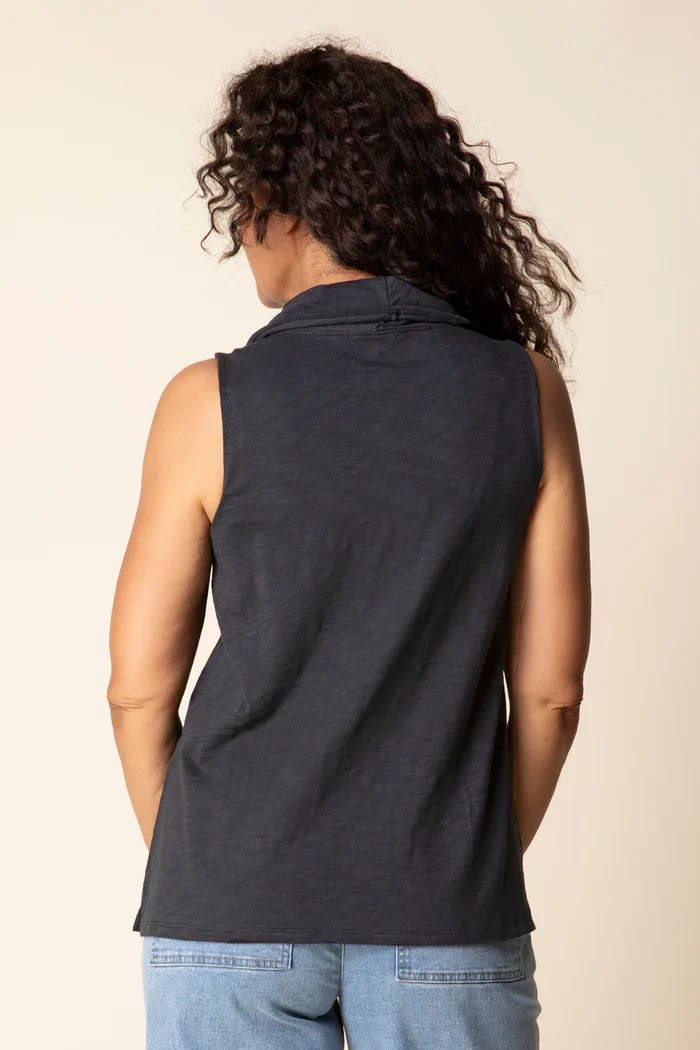 Habitat-H27552-Ruched Panel Tunic-Black - Image 3