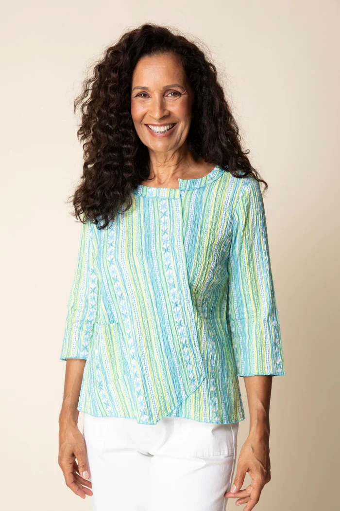Habitat-H40118-Overlay Pocket Top-Indigo - Image 2