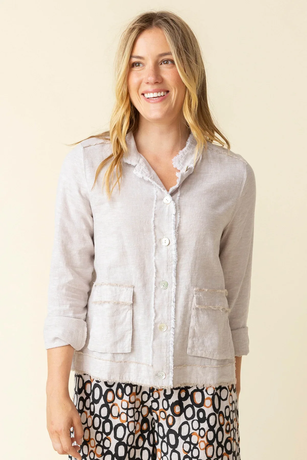 Habitat-H41552S6-Summer Breeze Jacket-Oatmeal - Image 2