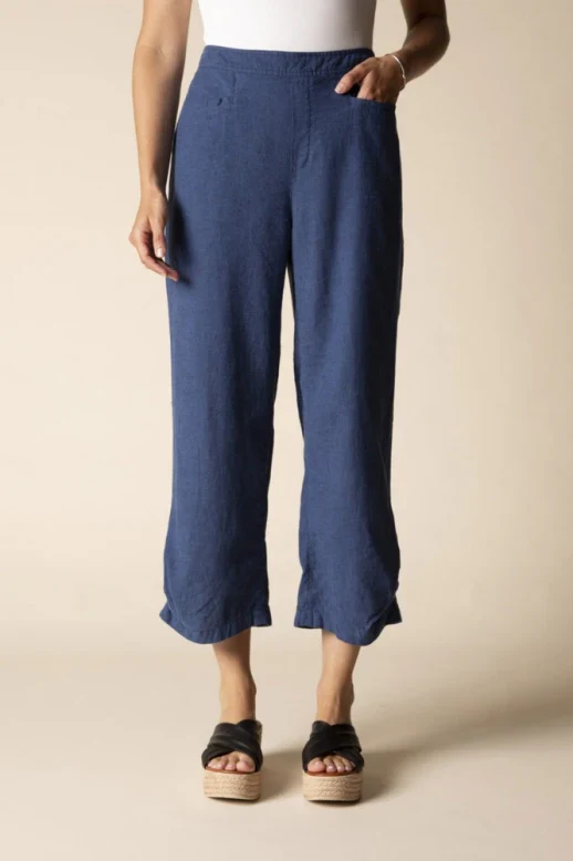 Habitat-H41576S6-Pleat Button Capri-Navy