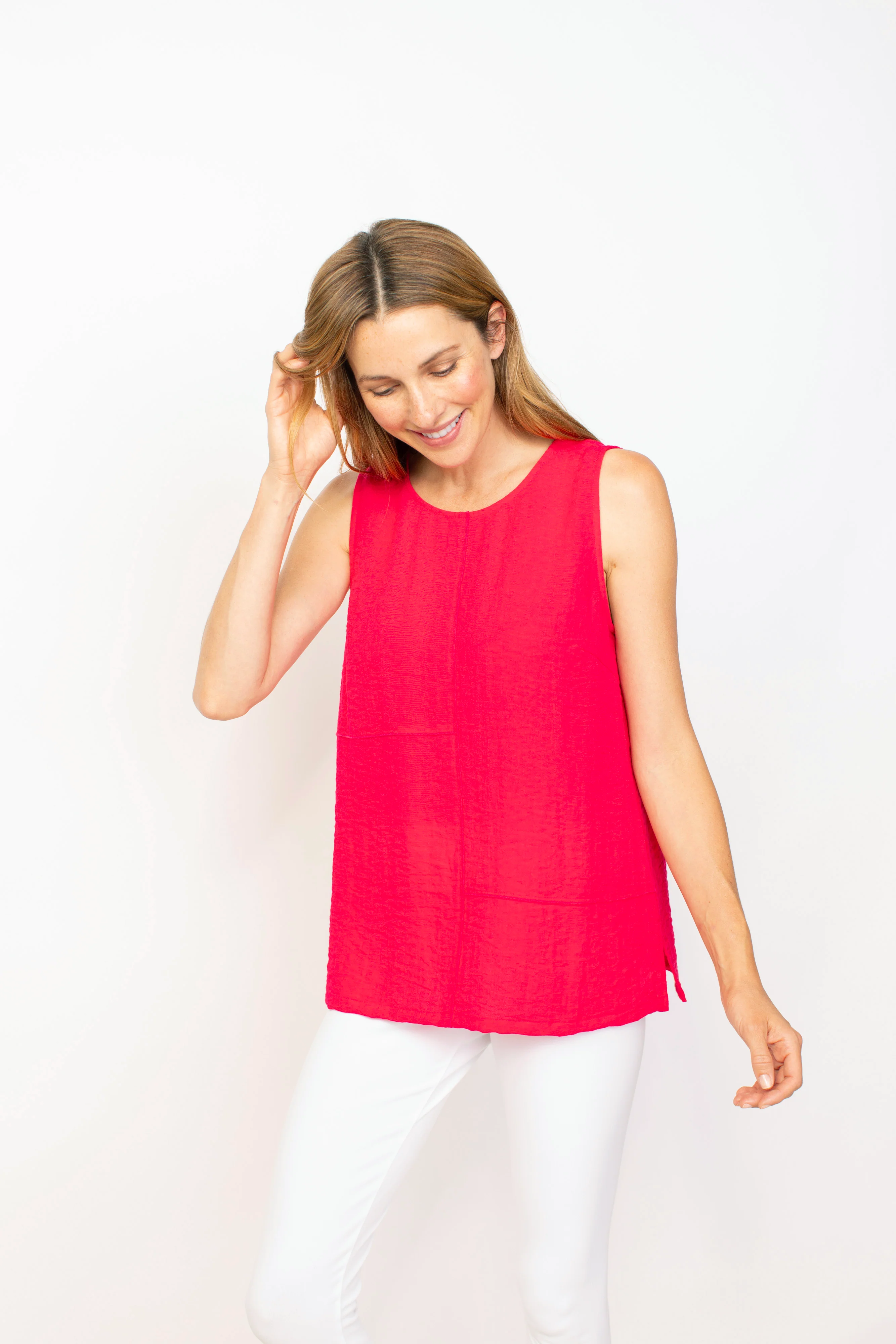 Habitat -H30650S4-Pieced Tunic-Rose - Image 2