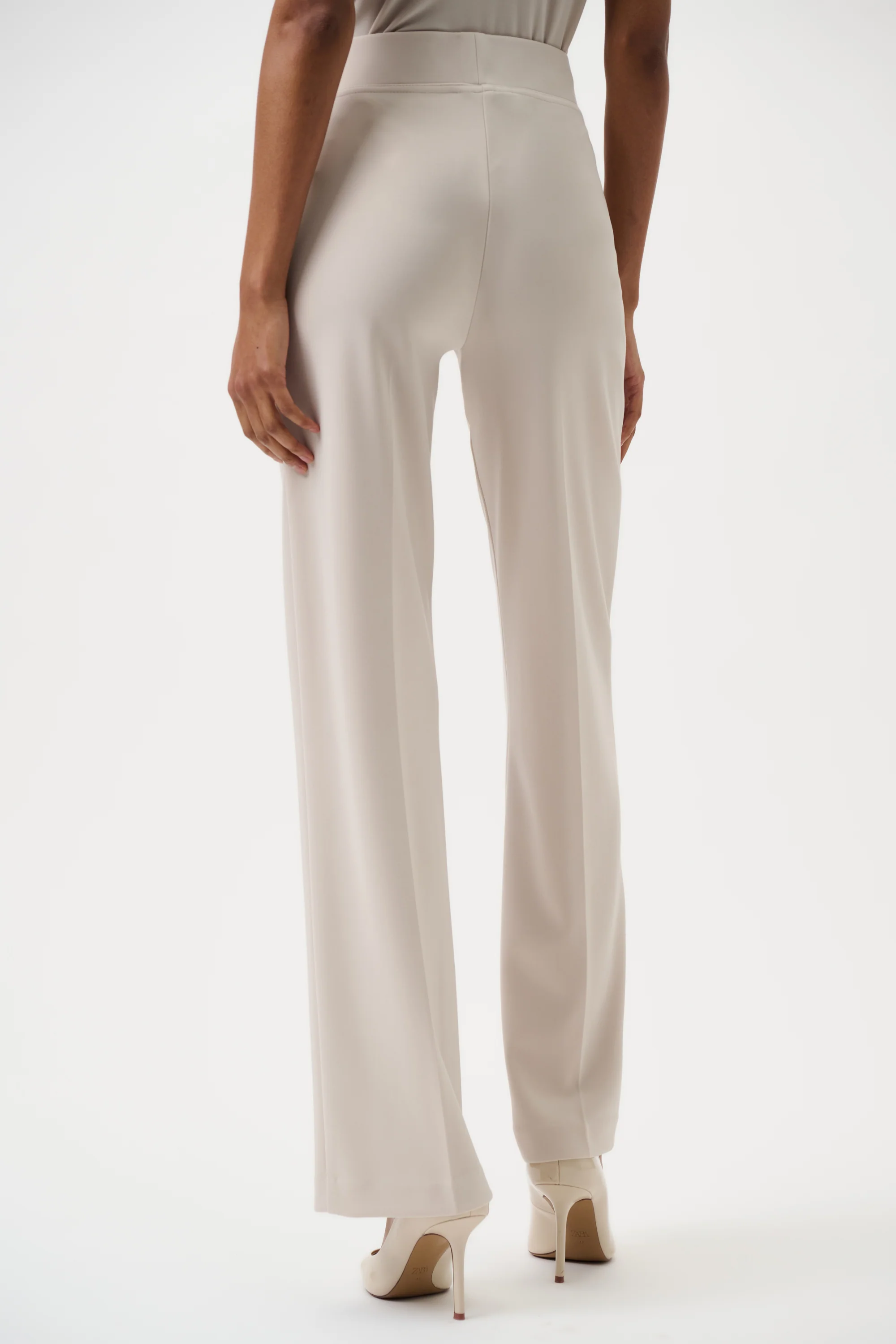 Joseph Ribkoff - 153088CO - Wide Leg Pant - Essential - Moonstone - Image 4