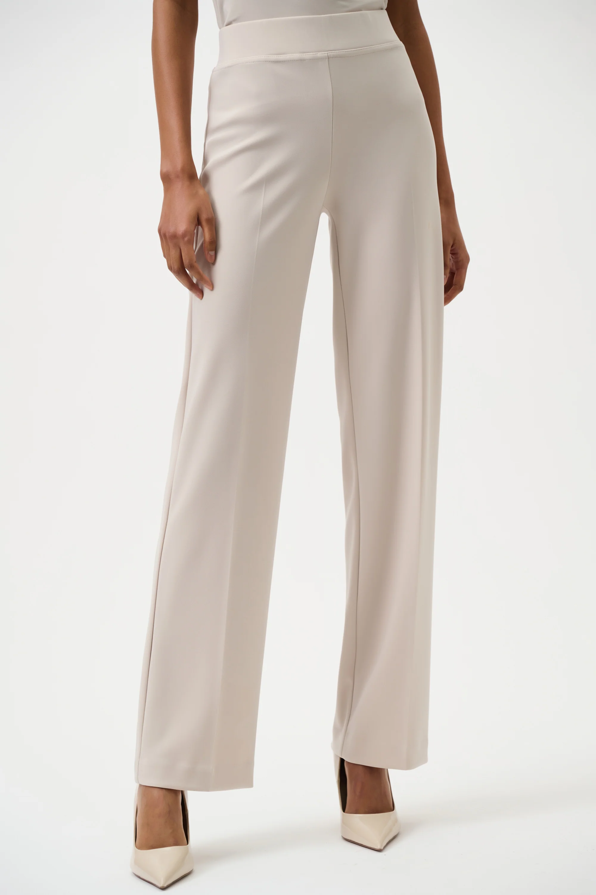 Joseph Ribkoff - 153088CO - Wide Leg Pant - Essential - Moonstone - Image 5