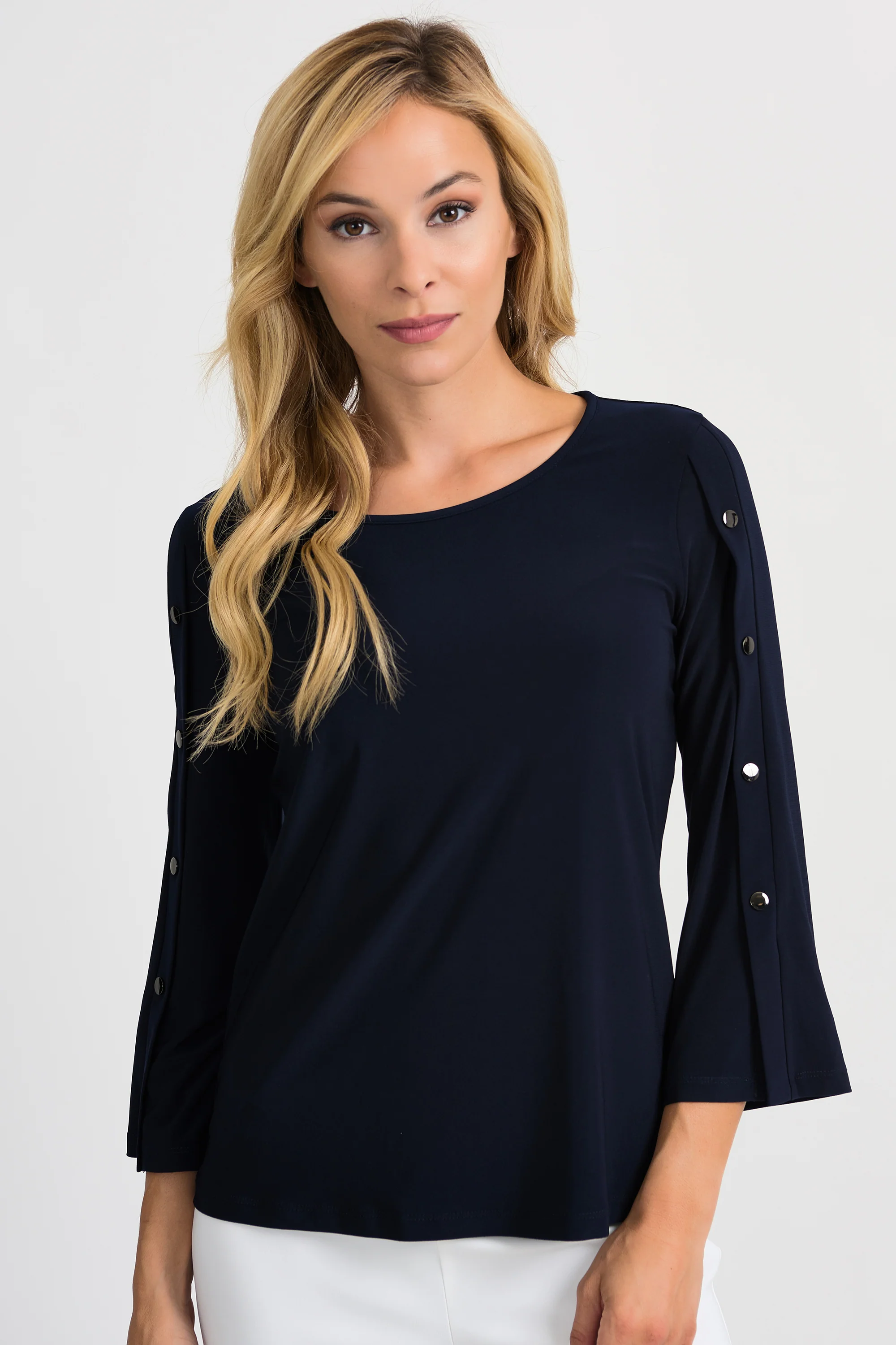 Joseph Ribkoff 201324 - Top - Royal Sapphire - Image 5