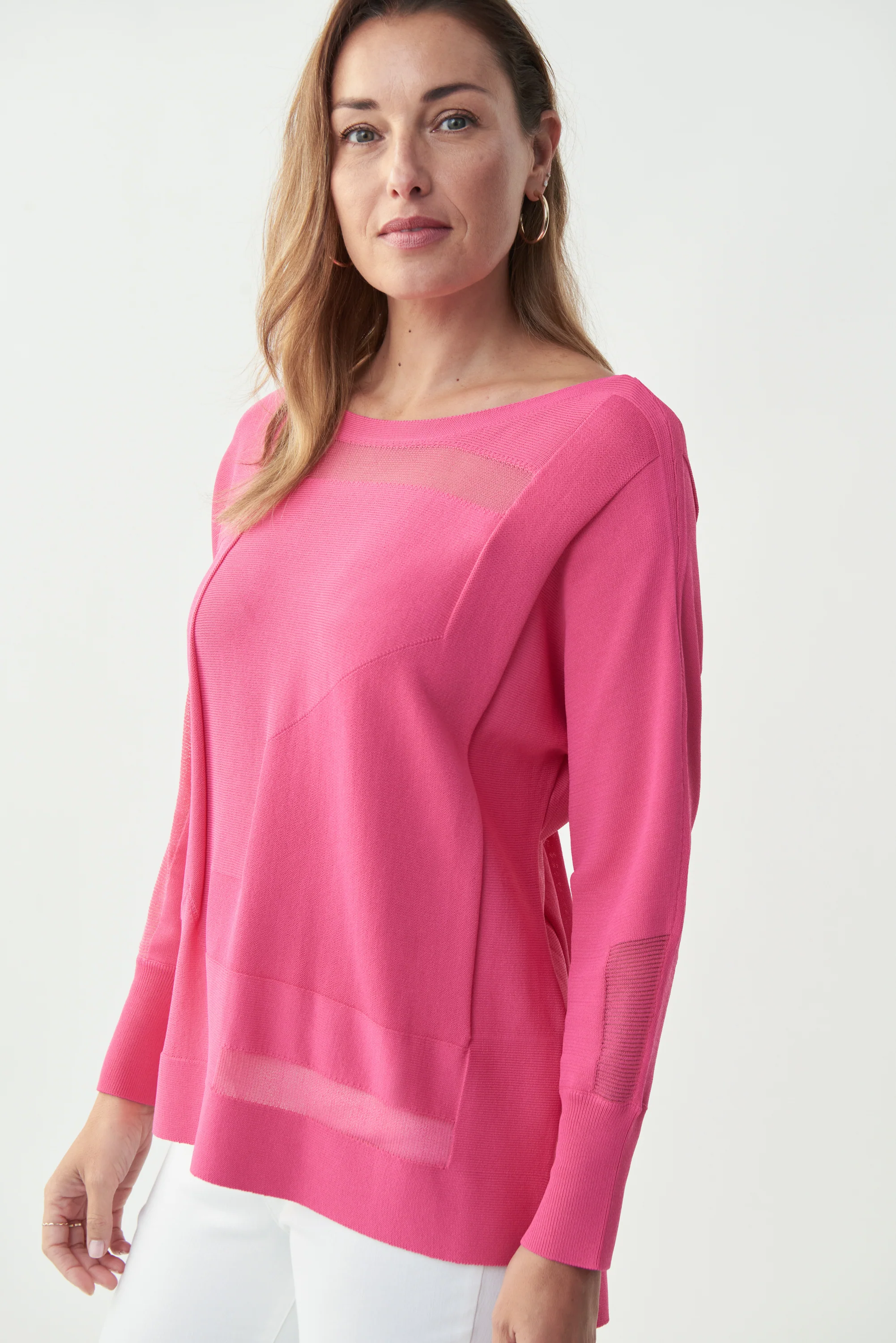 Joseph Ribkoff - 221909 Top - Raspberry - Image 5
