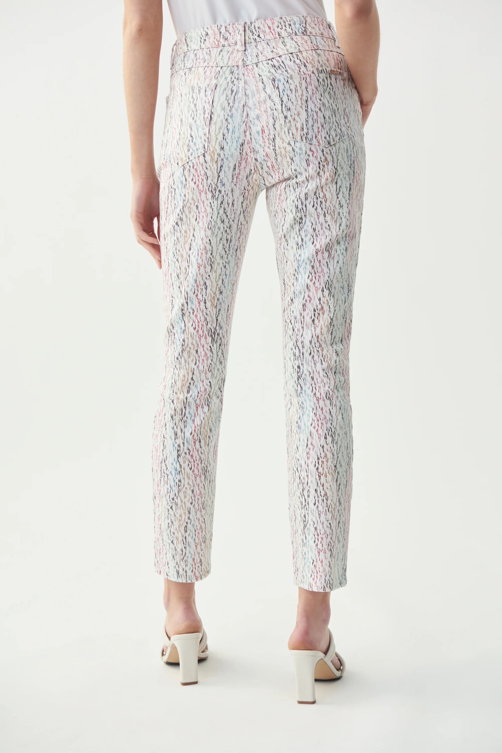 Joseph Ribkoff - 221941 - Pant - White/Multi - Image 3