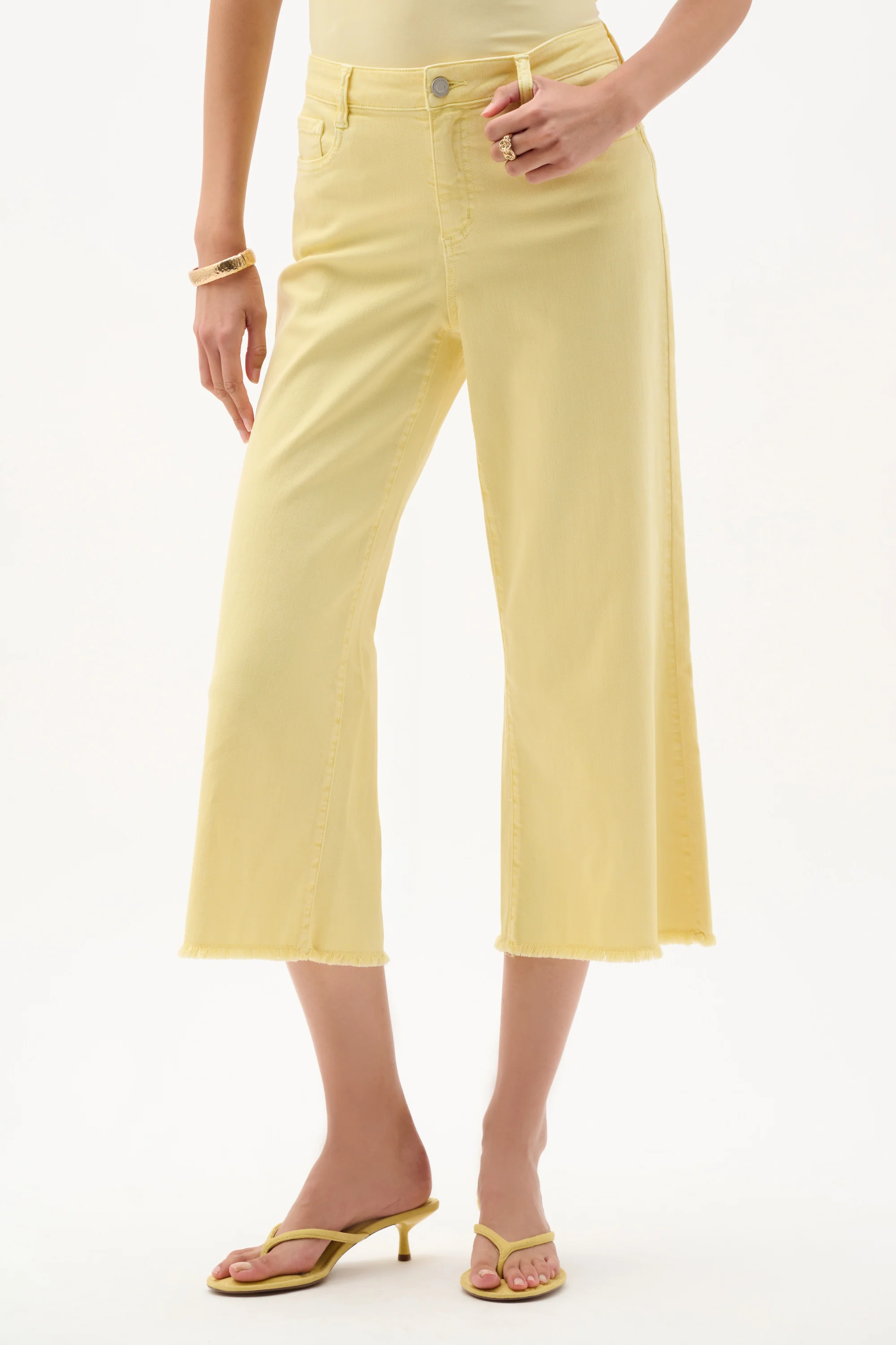 Joseph Ribkoff-262918-4522-Pant-Mellow Yellow - Image 2