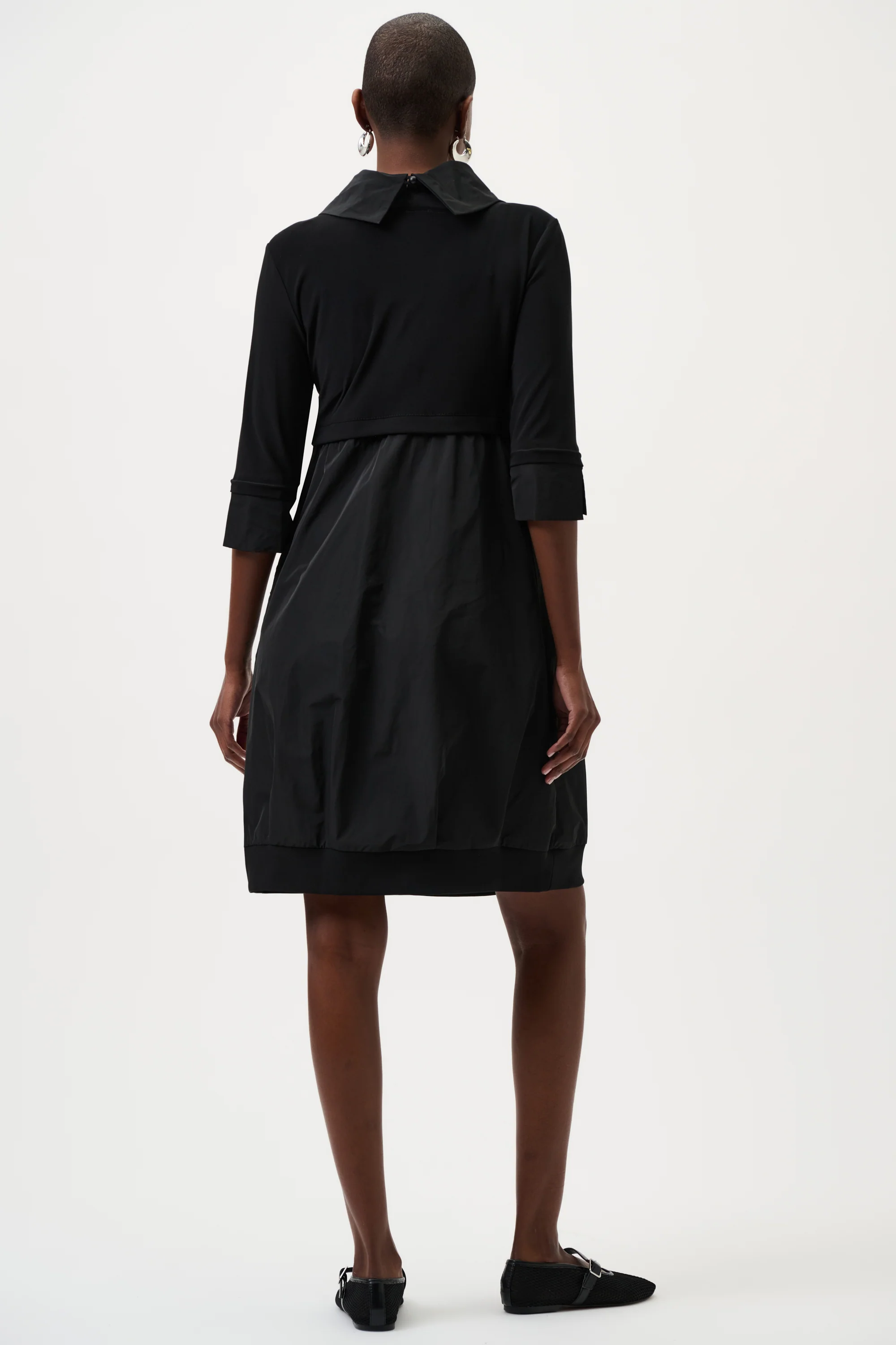 Joseph Ribkoff Cocoon Dress -   173444CO - Black - Essential - Image 2
