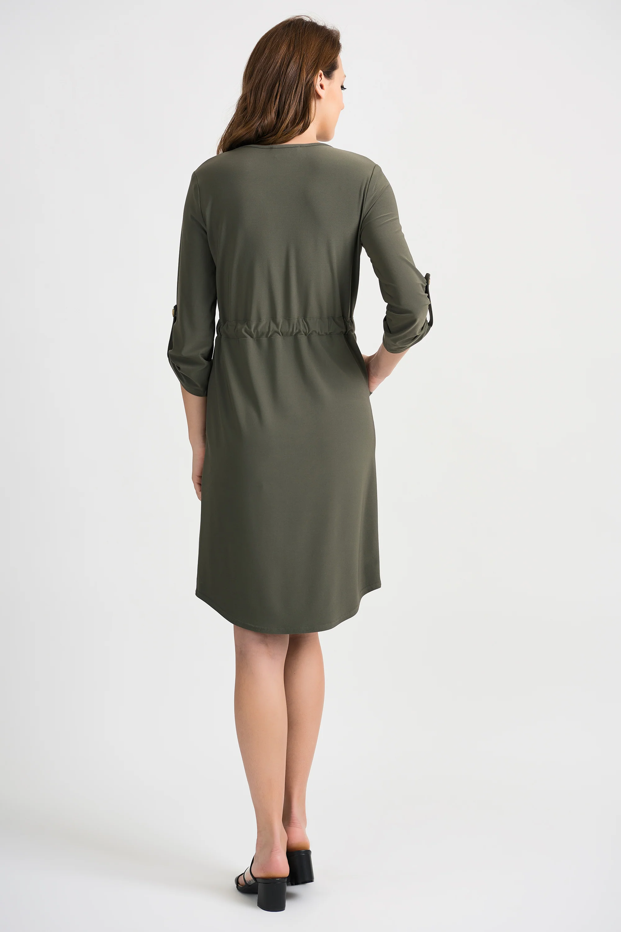 Joseph Ribkoff - Dress - 201274 - Black and Navy - Image 3
