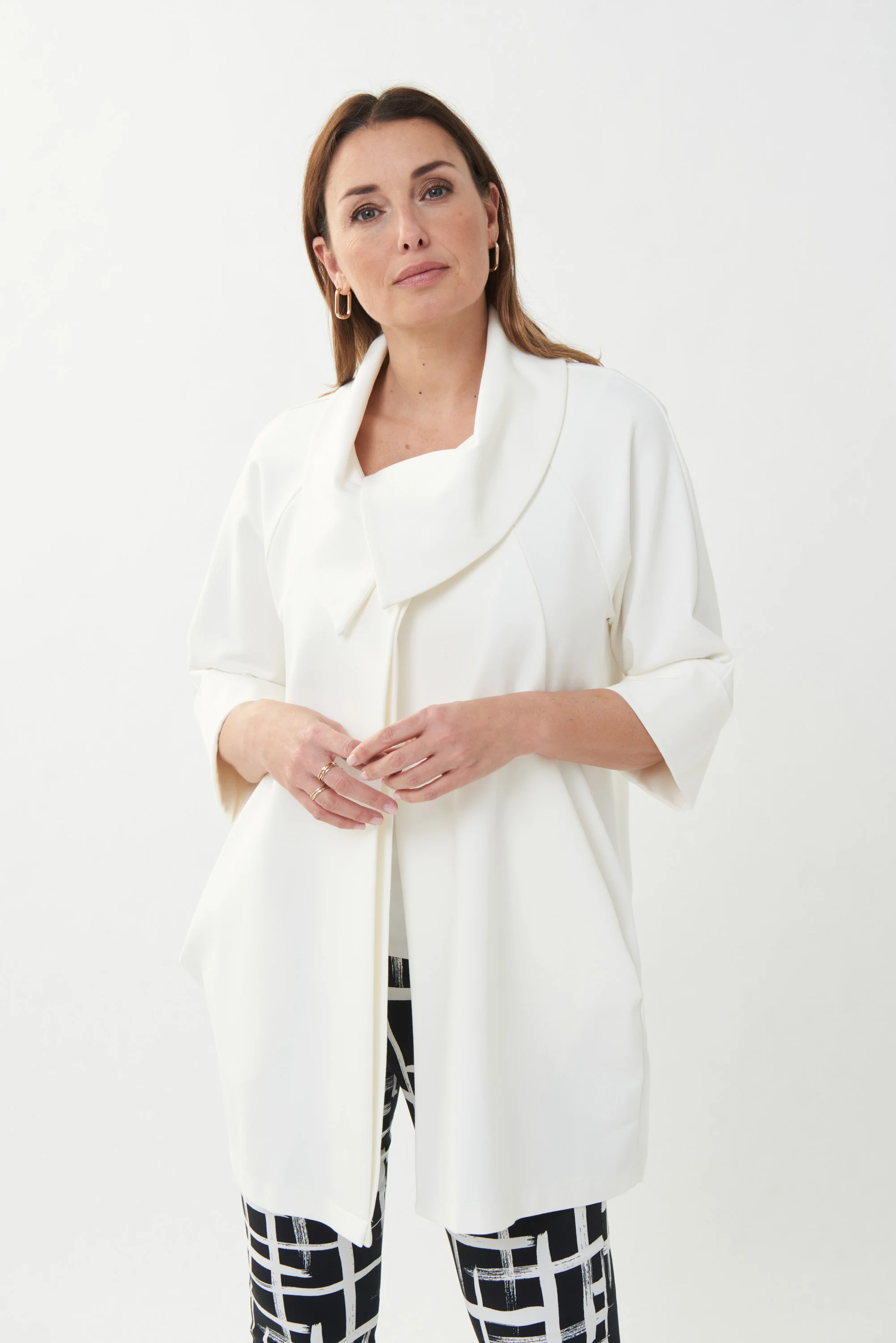 Joseph Ribkoff - Coat - 153302 - Vanilla - Image 3