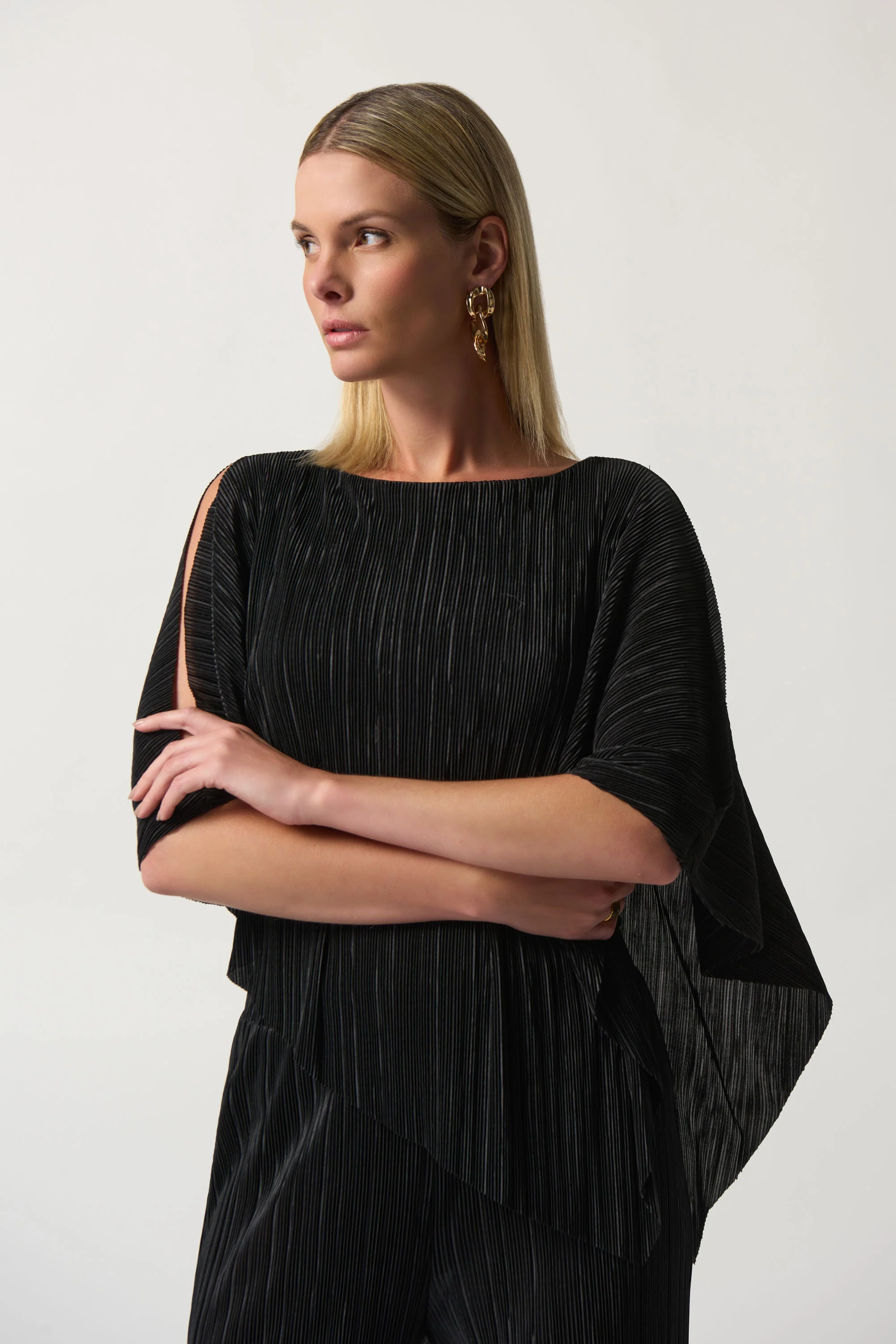 Joseph Ribkoff -233265-Top- Black - Image 3