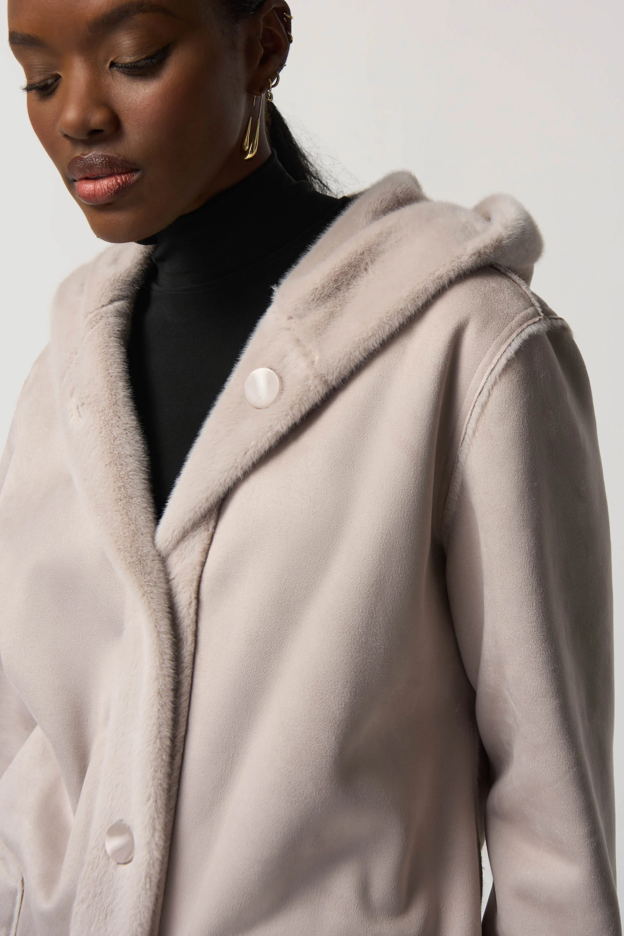 Joseph Ribkoff-233922-Coat-Mink - Image 3