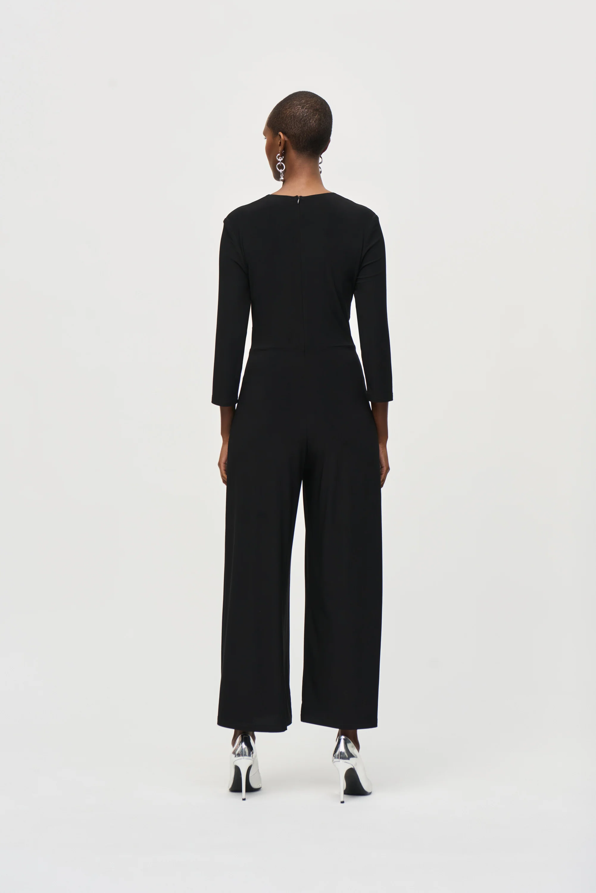 Joseph Ribkoff -243079-Jumpsuit-Black - Image 3