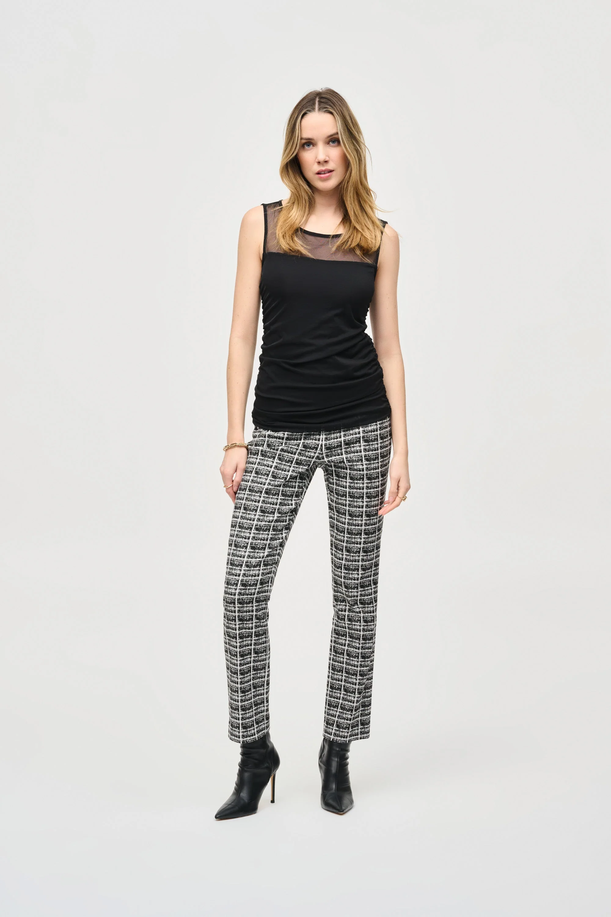 Joseph Ribkoff -243104-Top-Midnight Blue - Image 2