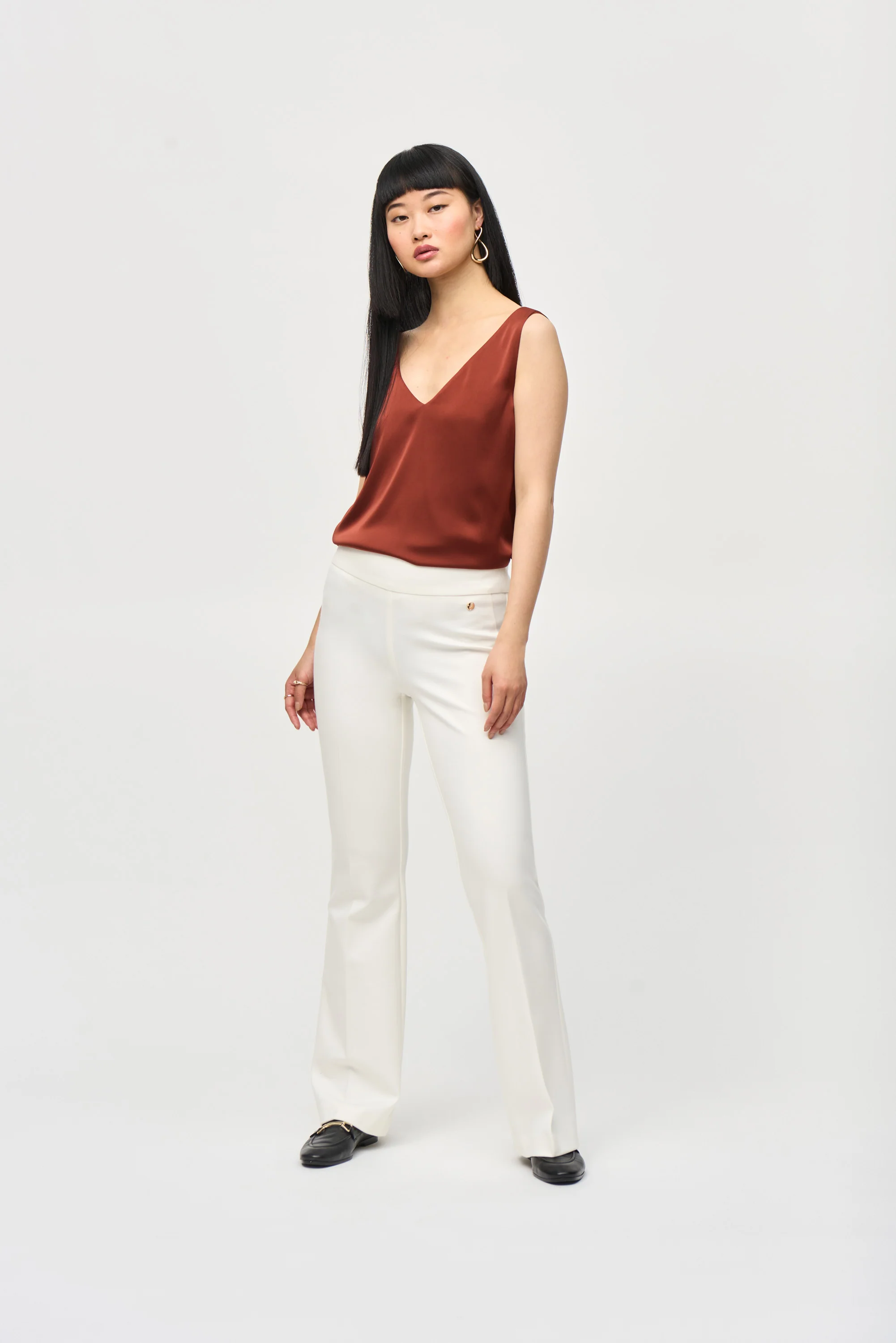 Joseph Ribkoff -243110-Top- Cinnamon - Image 2