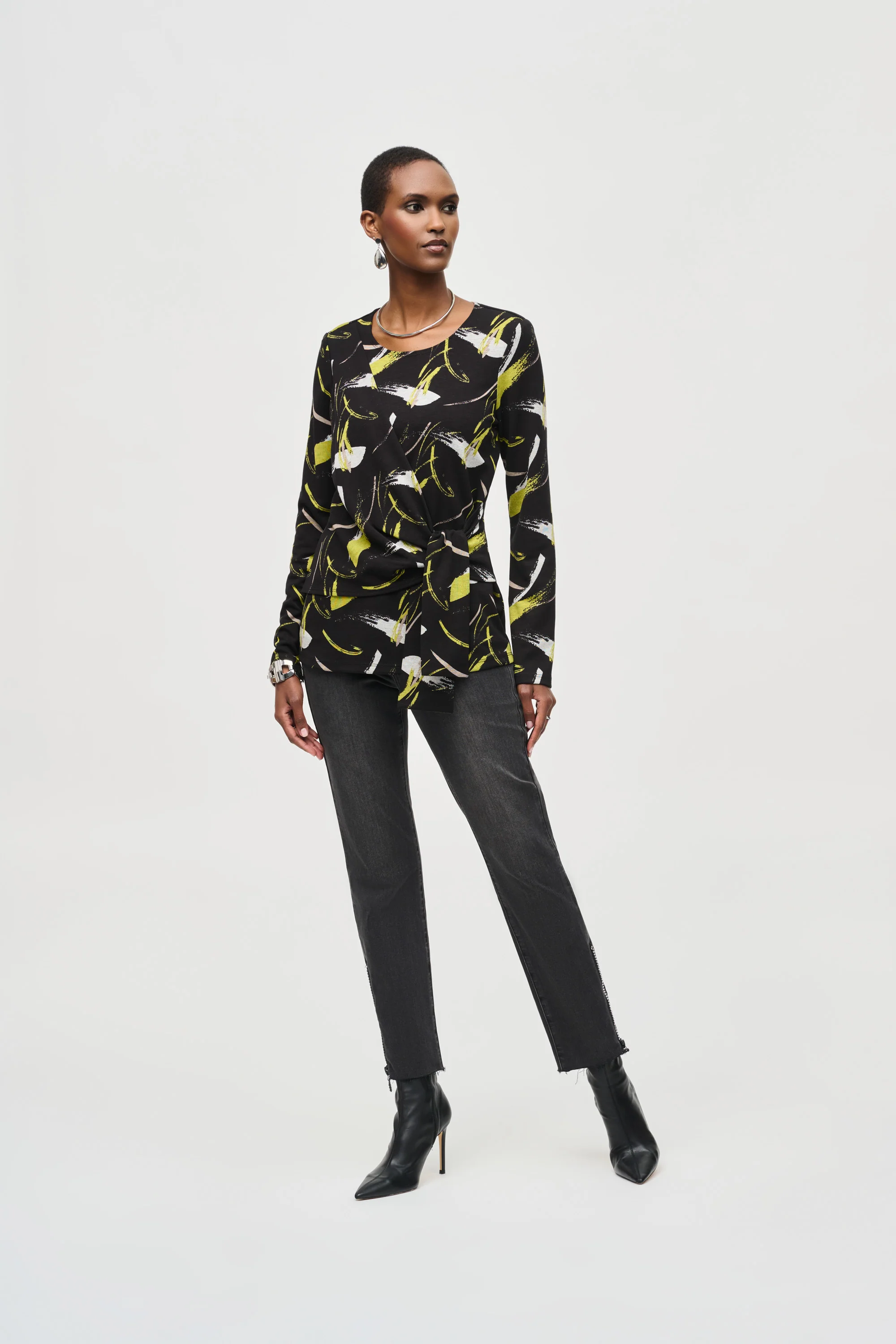 Joseph Ribkoff -243197-Top-Black/Multi