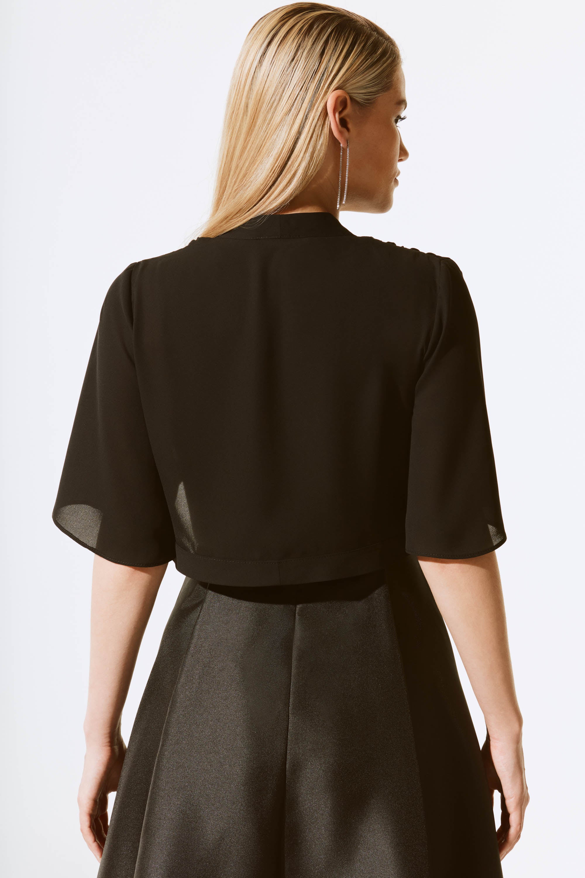 Joseph Ribkoff -243798-Bolero-Black - Image 4