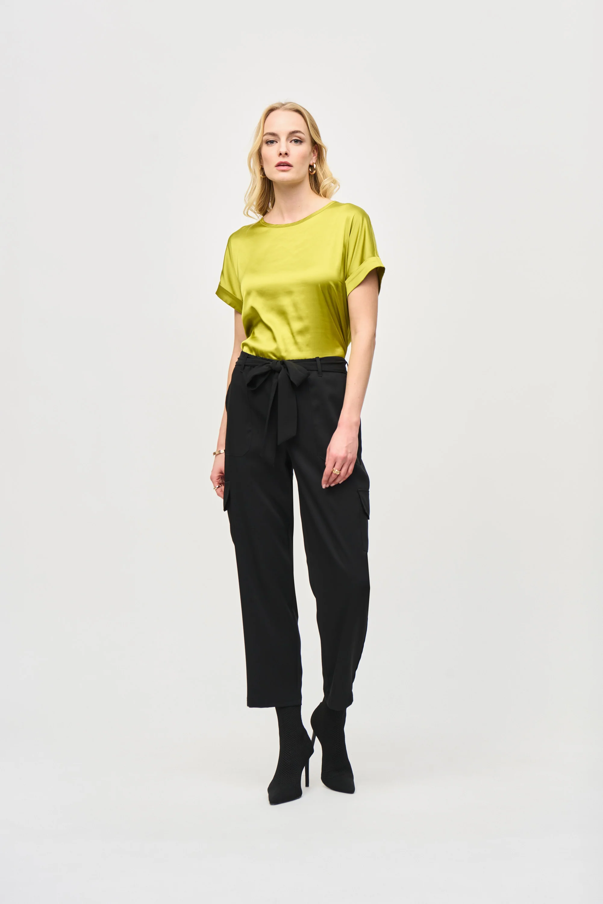 Joseph Ribkoff -243912-Top-Wasabi - Image 2